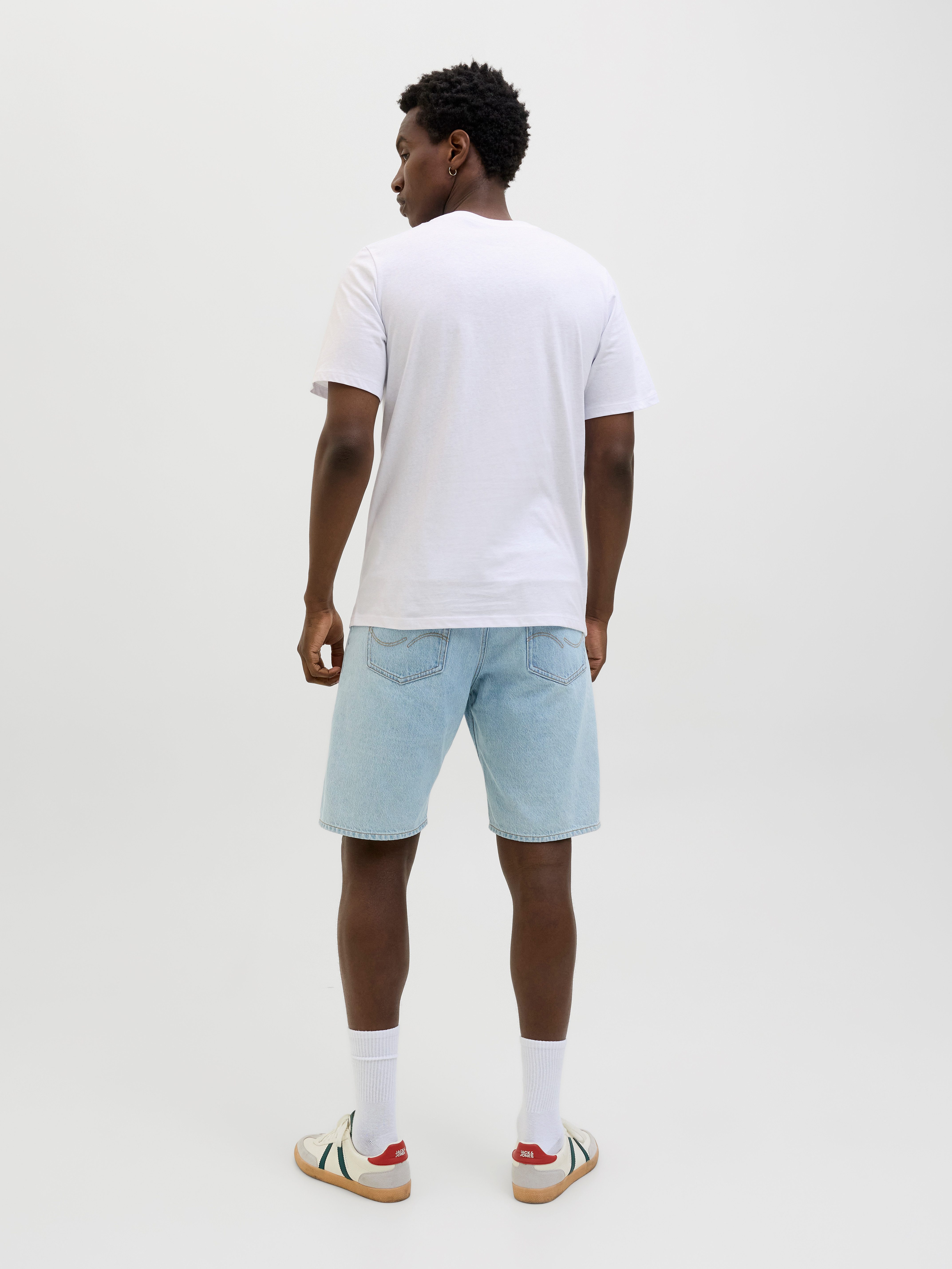 Jack & Jones Shirt met print JJJAXON TEE SS CREW NECK