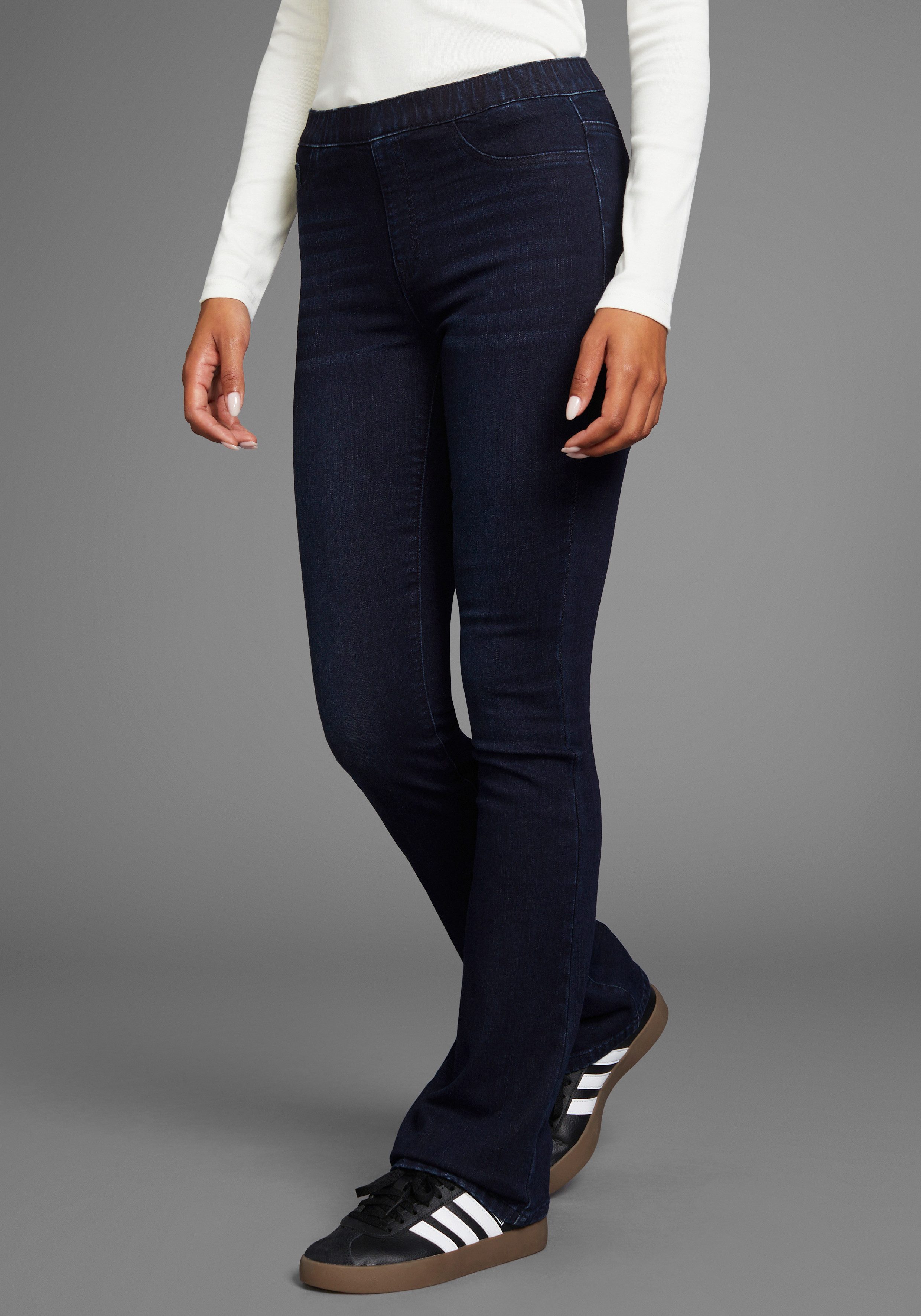 Arizona Jeggings Bootcut met lichte thermo-effect