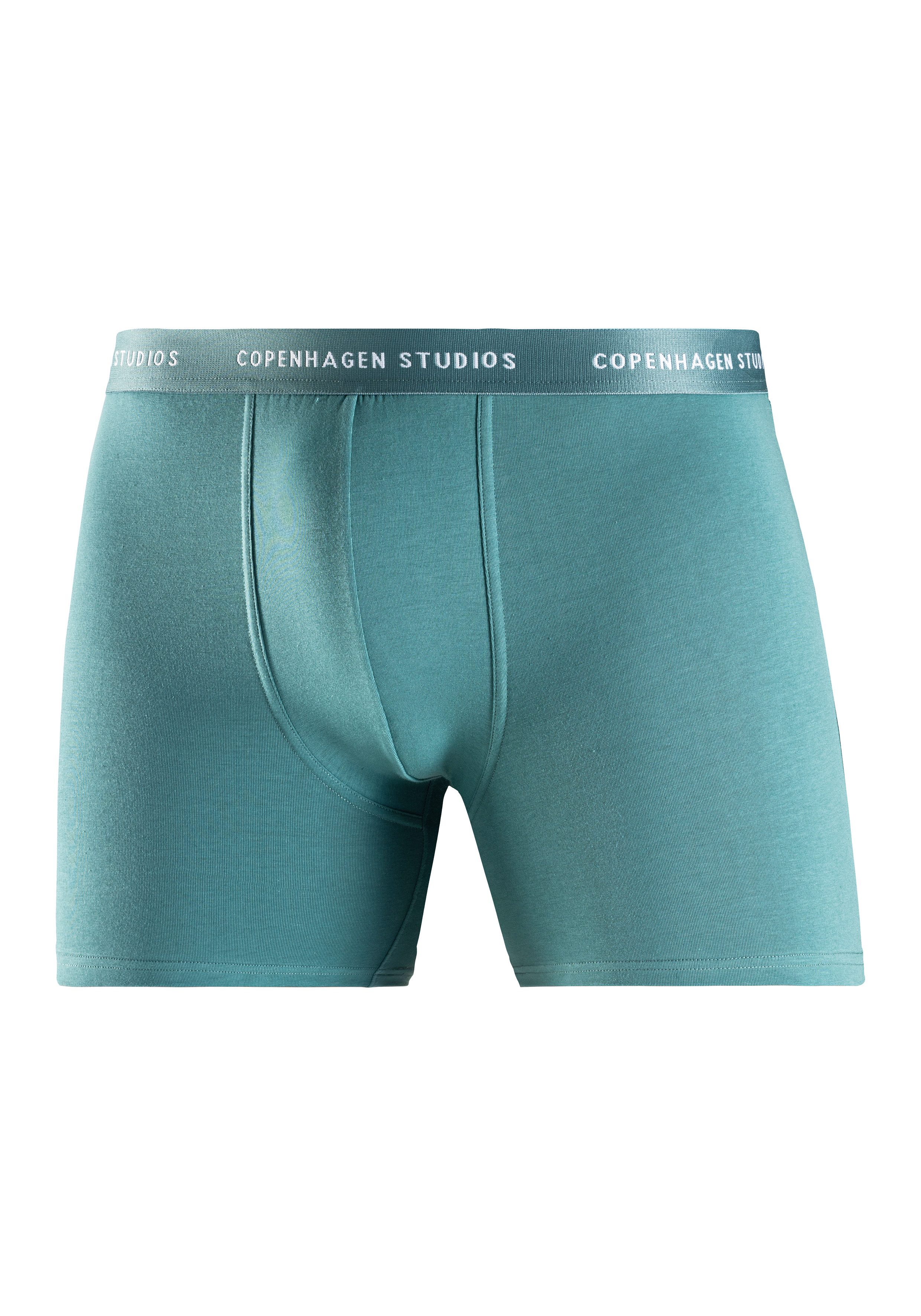 Copenhagen Studios Lange boxershort Boxershorts voor heren met langere pijpen en logo-tailleband (3 stuks)