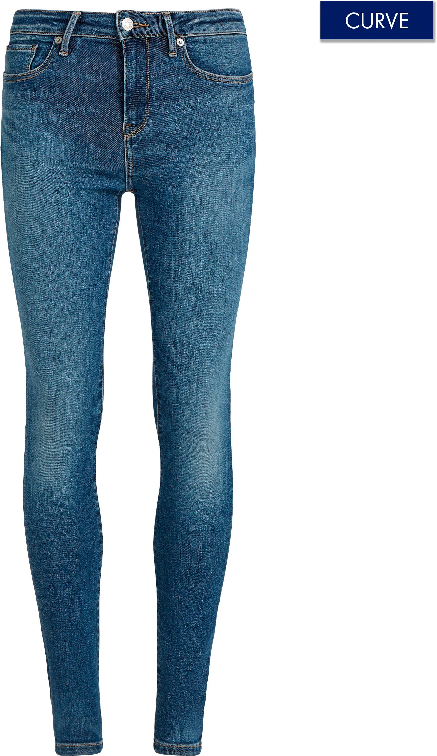 Tommy Hilfiger Curve Skinny fit jeans CRV HARLEM U SKINNY HW Grote maten in stoned washed look