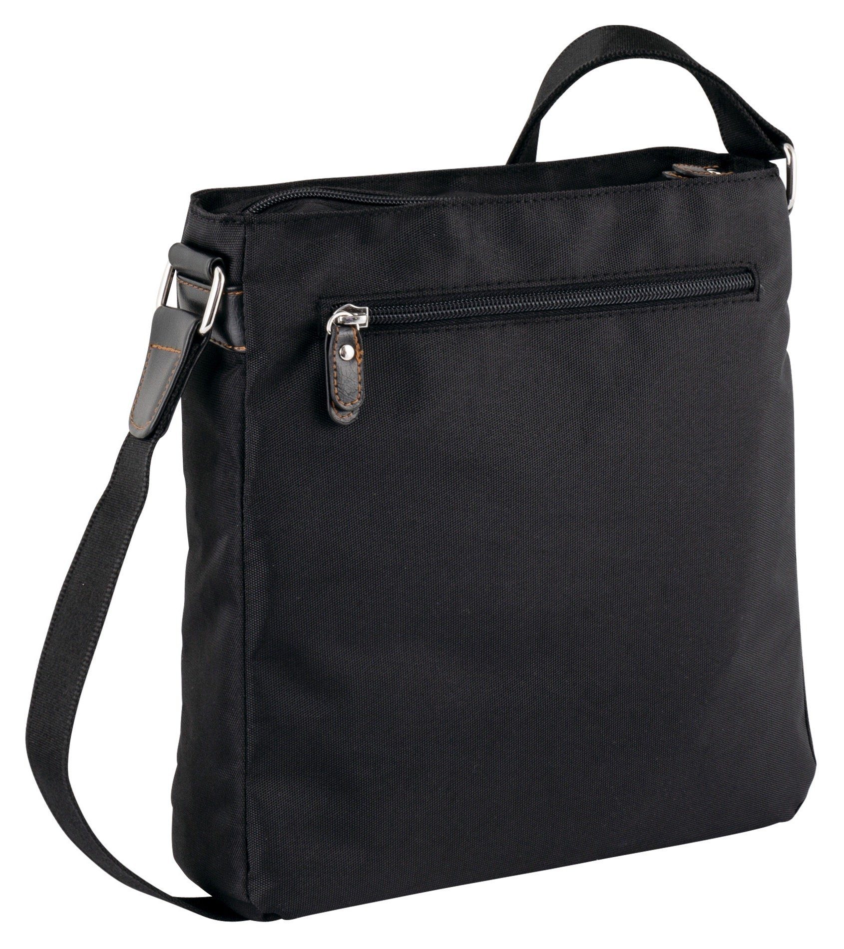 Tom Tailor Hobo-tas Rina van lichtgewicht nylon en ingewikkeld geweven riemband
