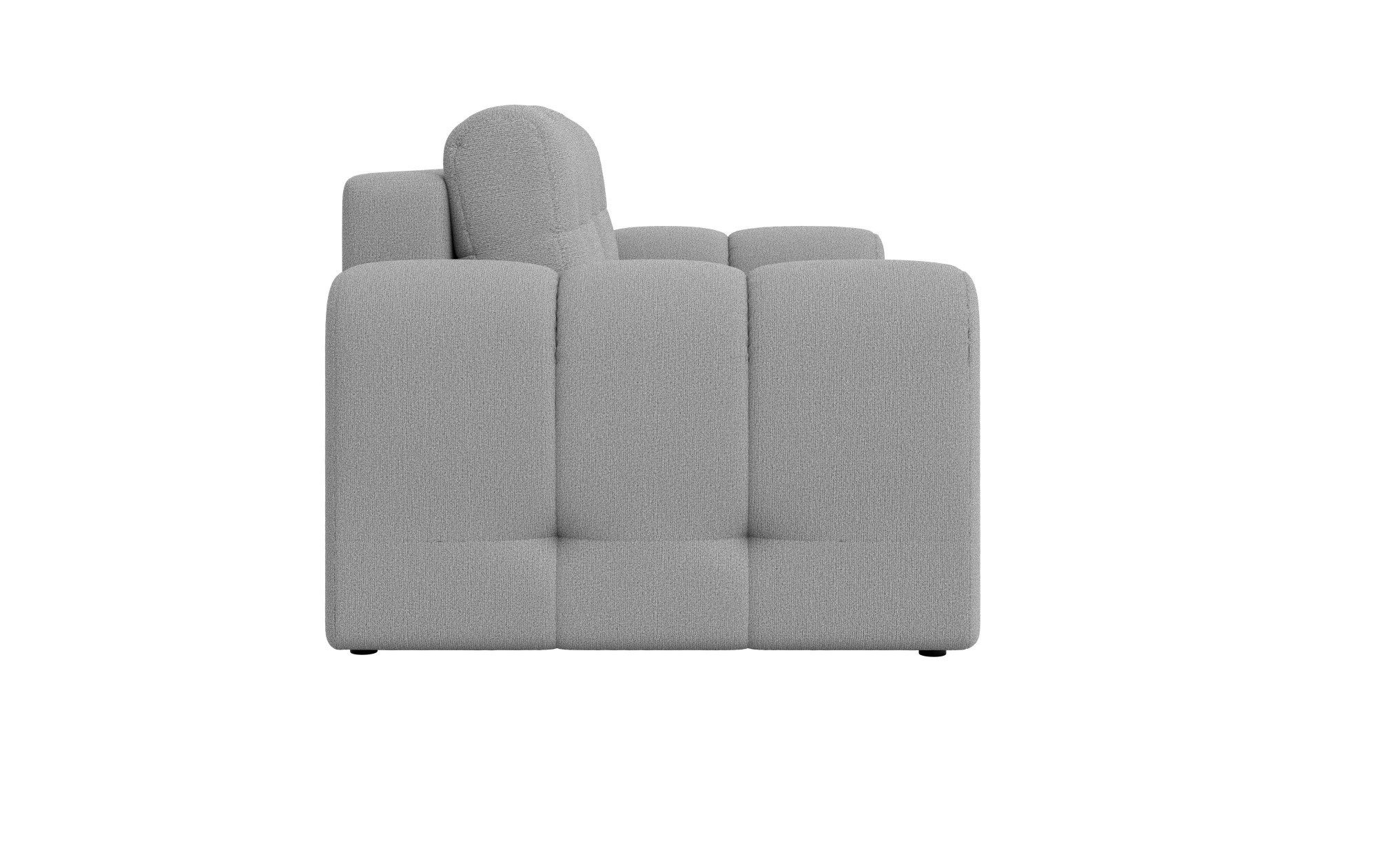 INOSIGN 2-zitsbank Manilla, trendy stiksels, 2 rugkussens, B/D/H 195/107/91 cm met golfondersteuning, in verschillende materialen en kleuren
