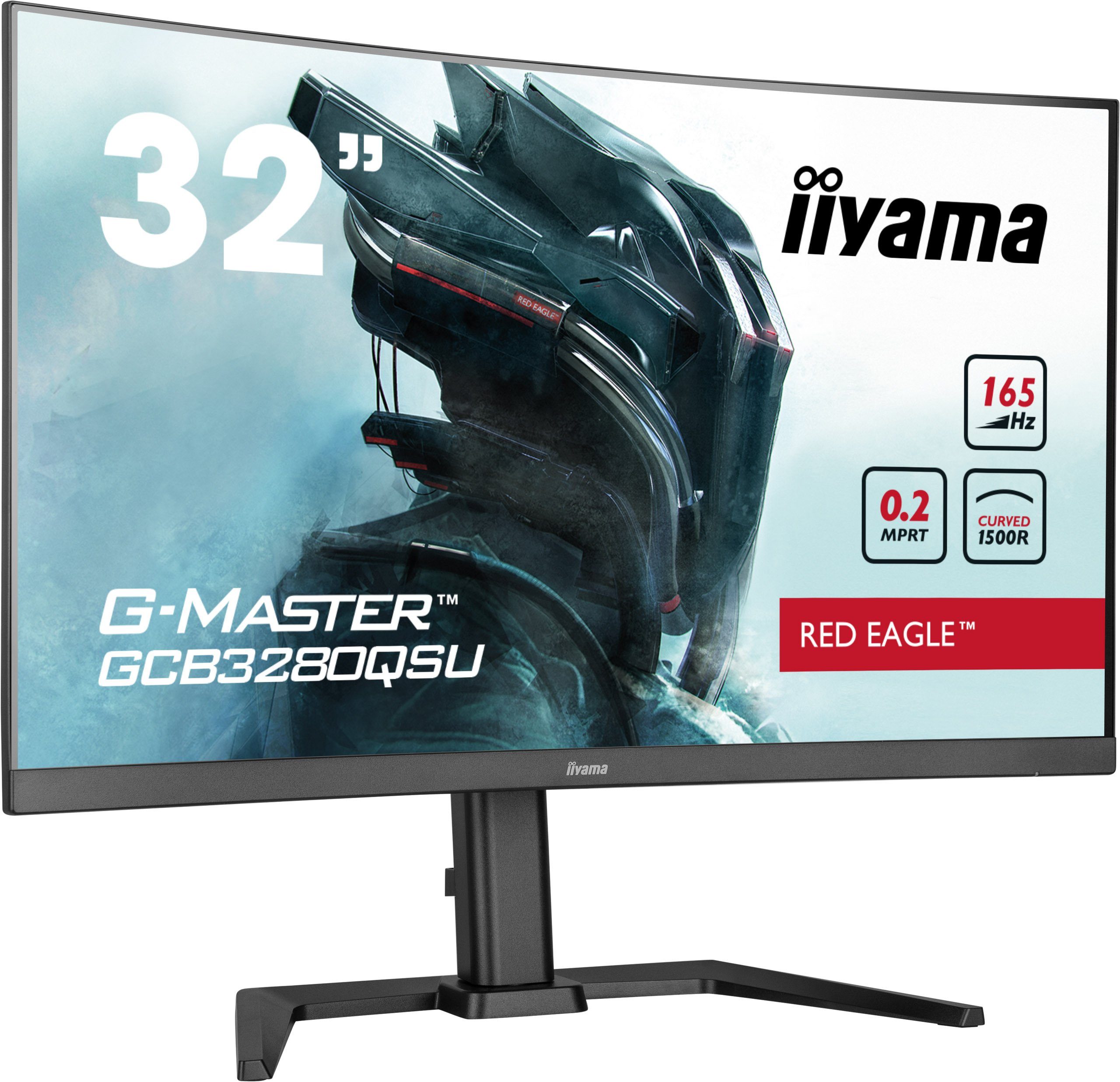 Iiyama Curved-gaming-ledscherm GCB3280QSU-B1, 80 cm / 32", WQHD
