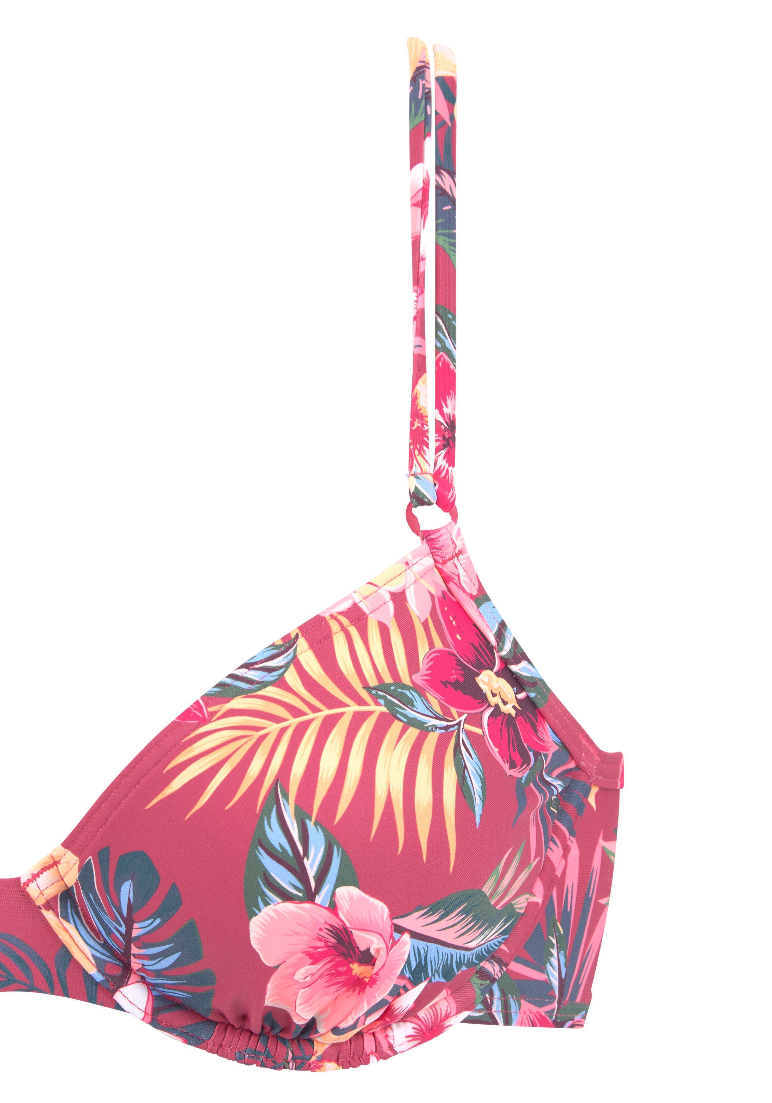 s.Oliver RED LABEL Beachwear Bikinitop met beugels MARIKA met sierringetjes