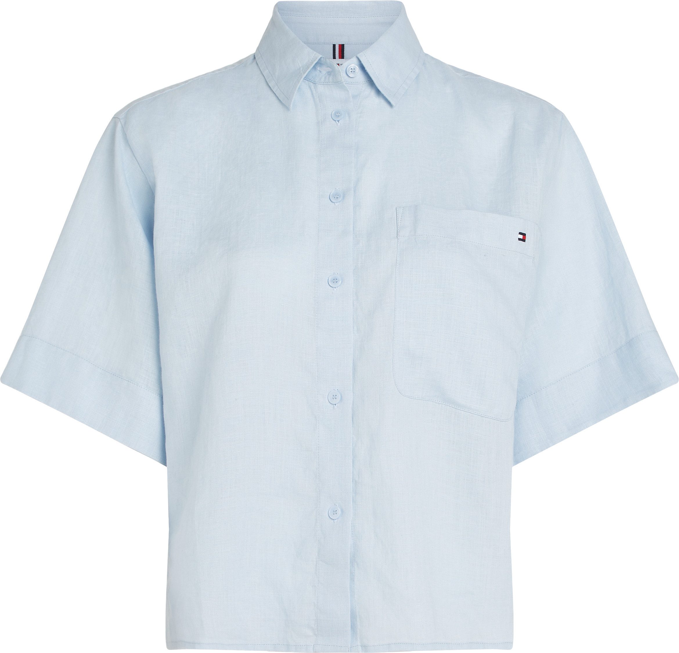 Tommy Hilfiger Shirt met korte mouwen ESS LINEN RELAXED S/S SHIRT