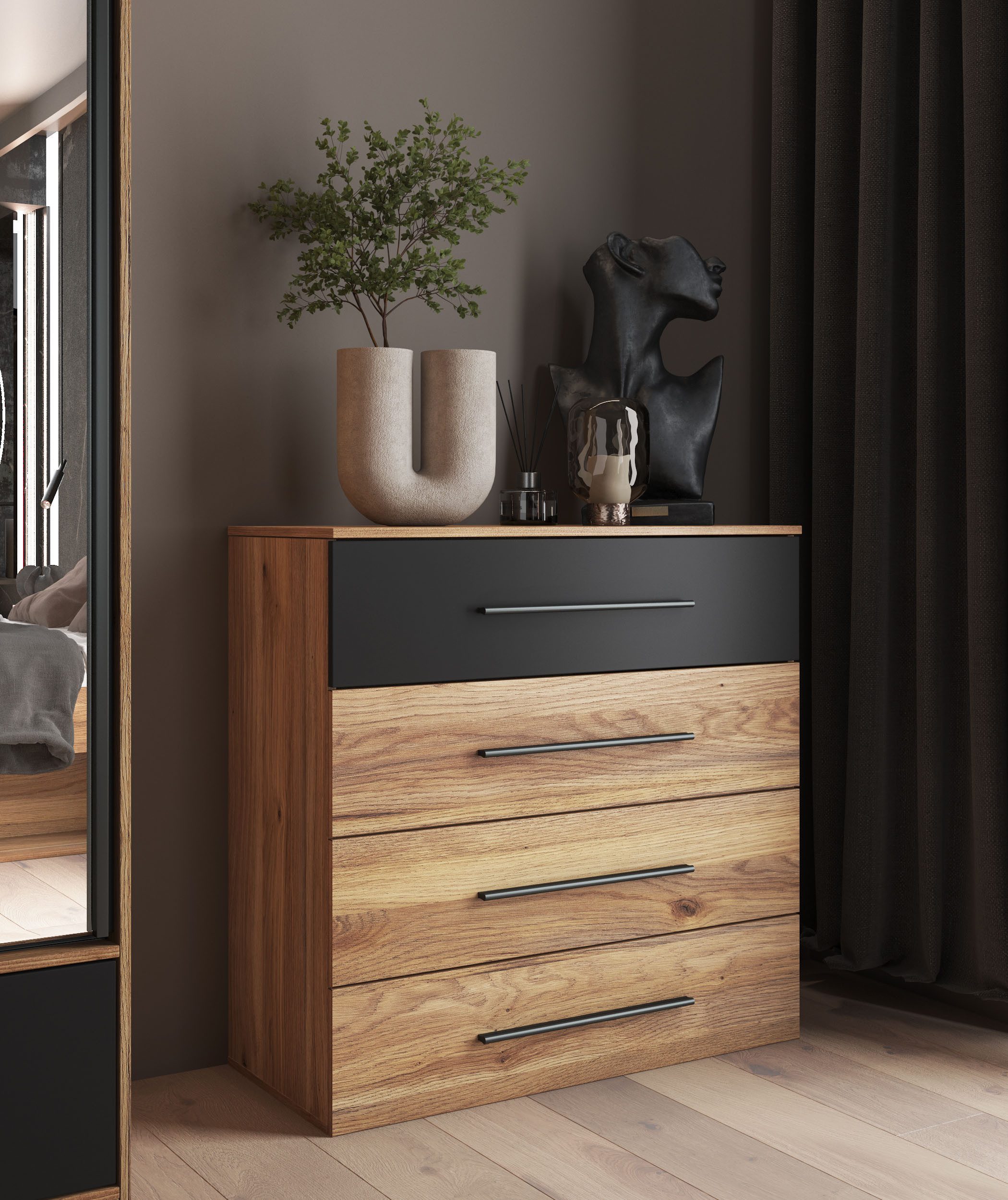INOSIGN Kast Faweza, Breedte 91 cm, Ladekast, Sideboard met lades