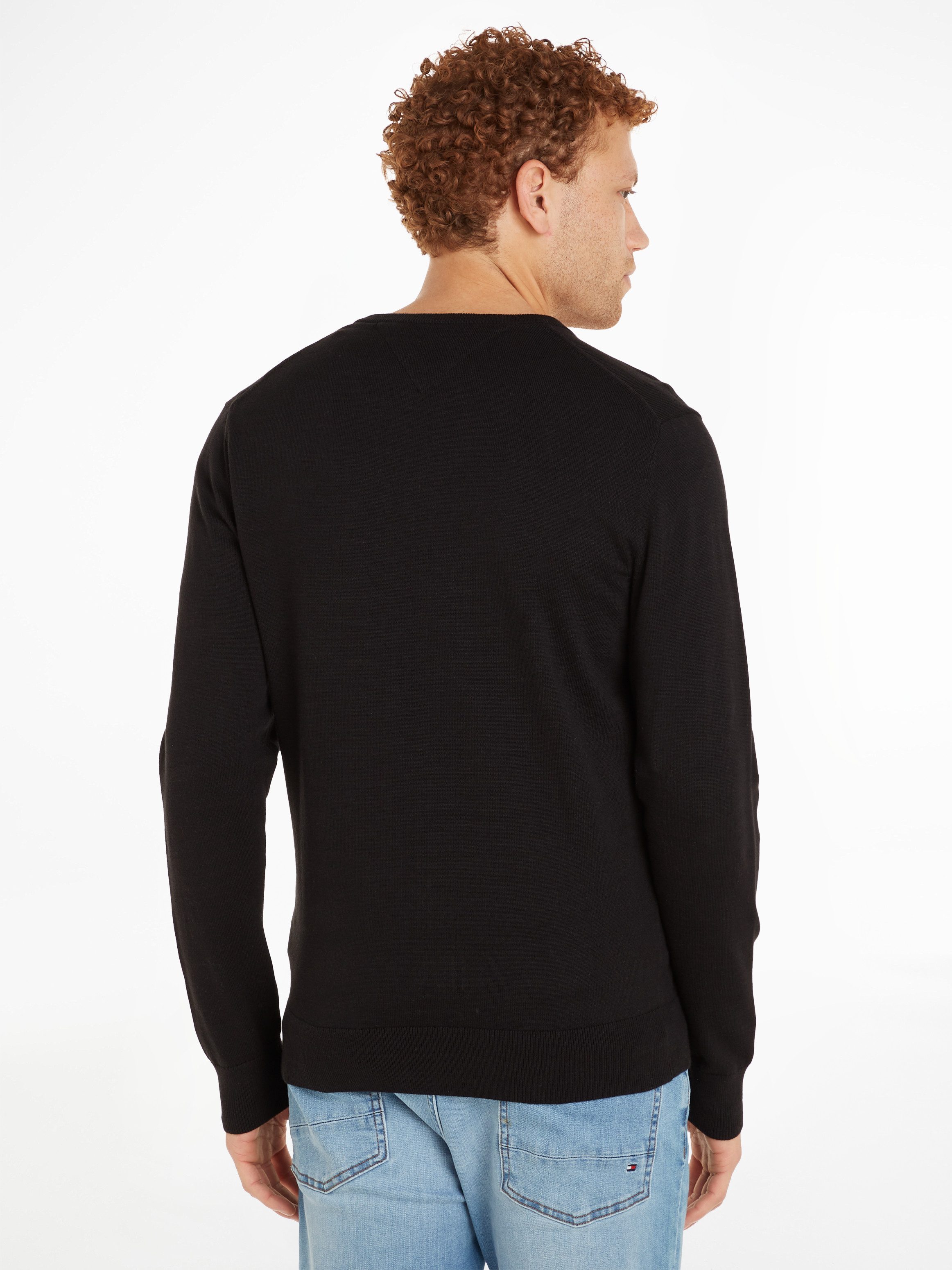 Tommy Hilfiger Gebreide trui ESSENTIAL COTTON V NECK