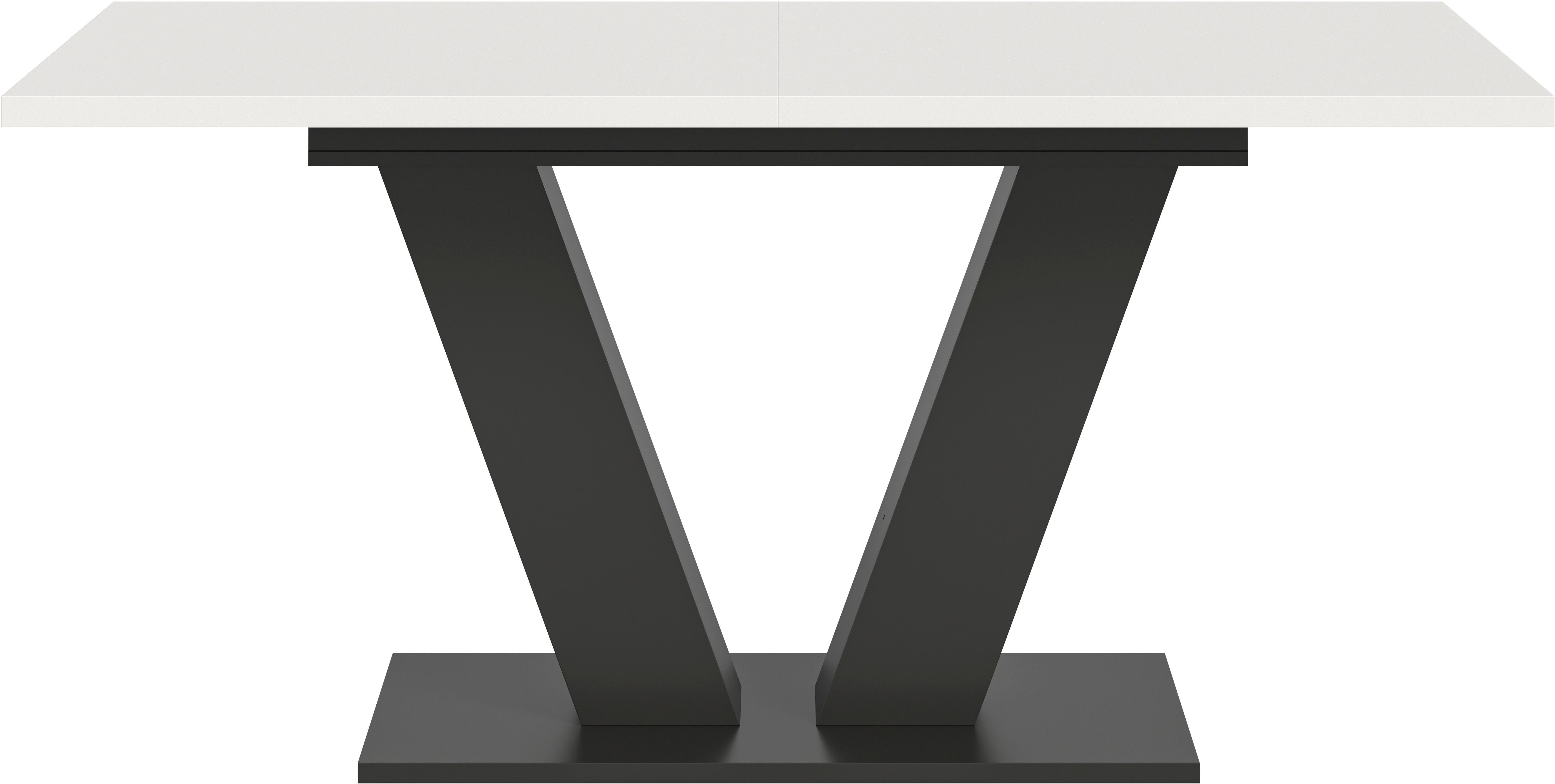 INOSIGN Eettafel Motus, uitschuifbaar 150 - 190 cm, inclusief 40 cm inlegplaat