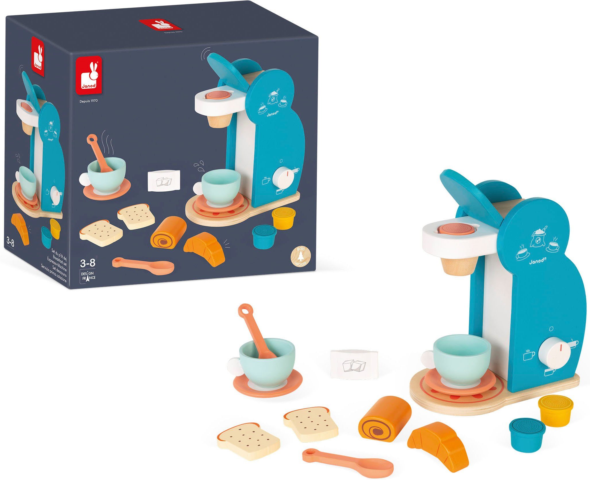 Janod Kinder-koffiezetapparaat Speel-espressomachine