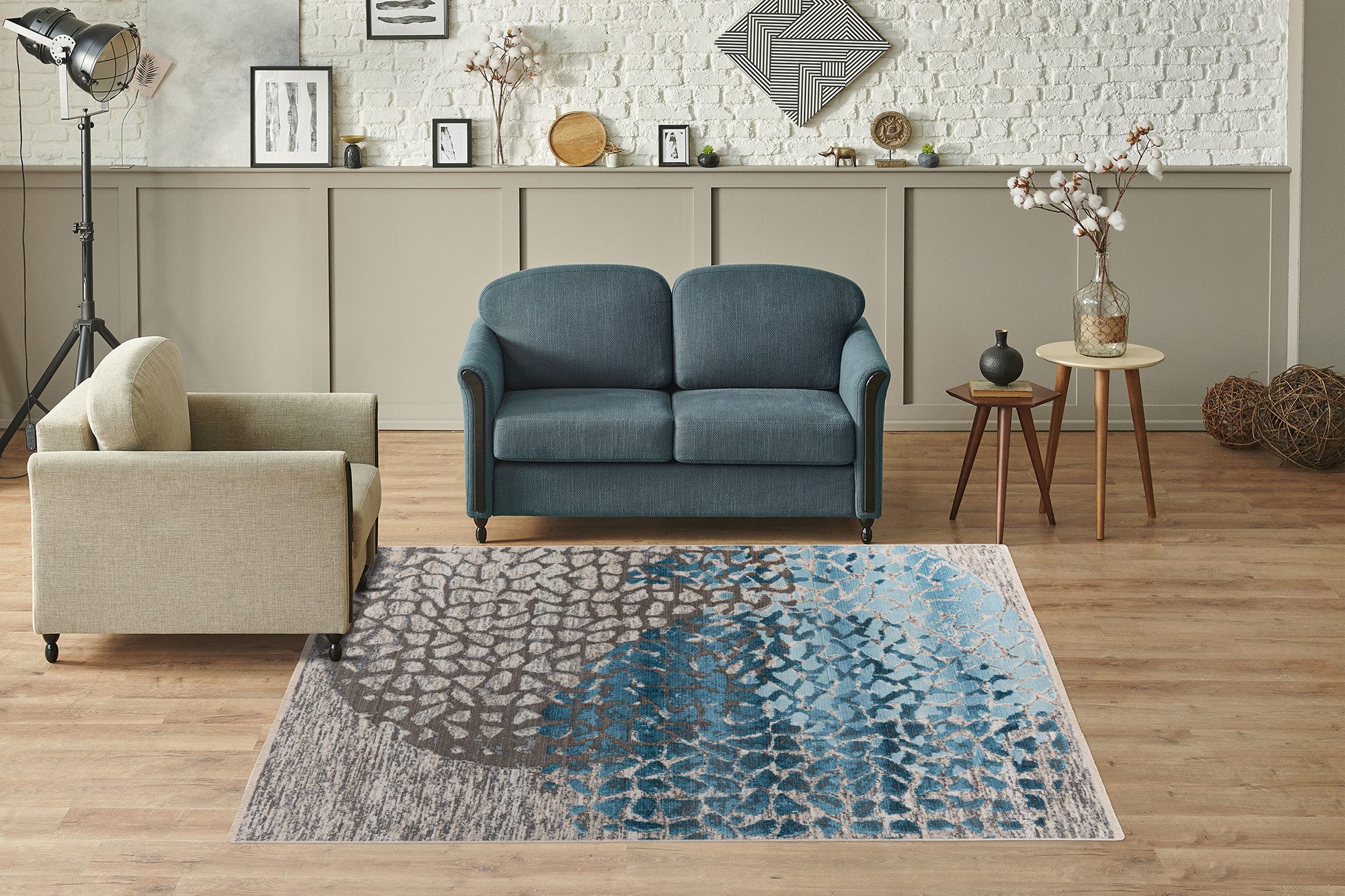 Kayoom Vloerkleed Milan 425 ca. 436.800 punten/qm, kortpolig tapijt, zachte feel, hoogwaardig