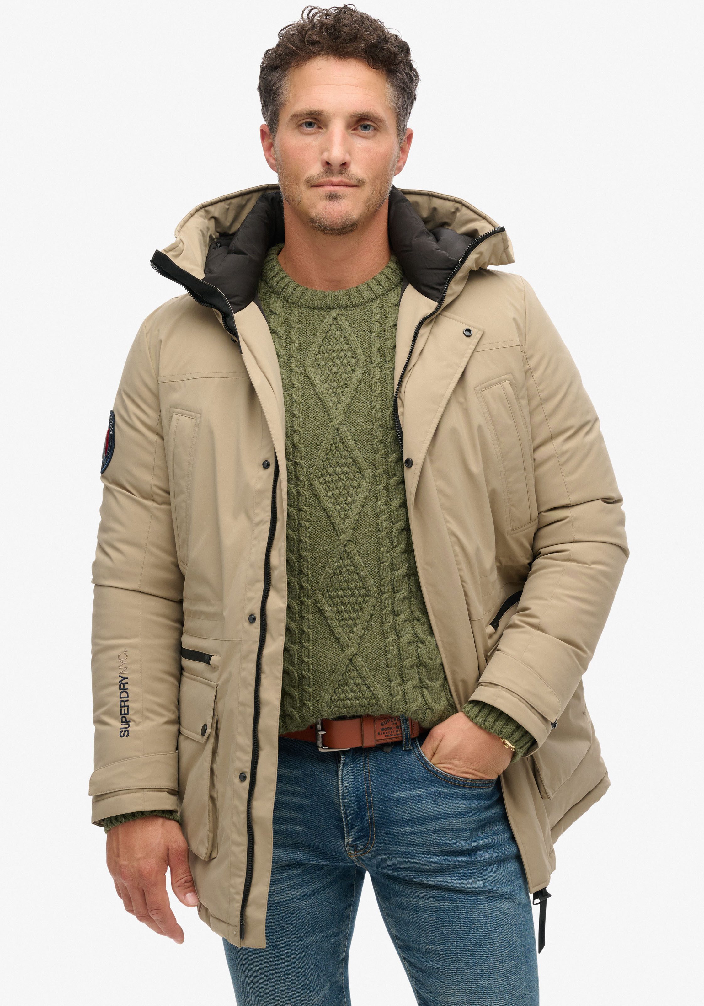 Superdry Gewatteerde jas CITY PADDED PARKA JACKET