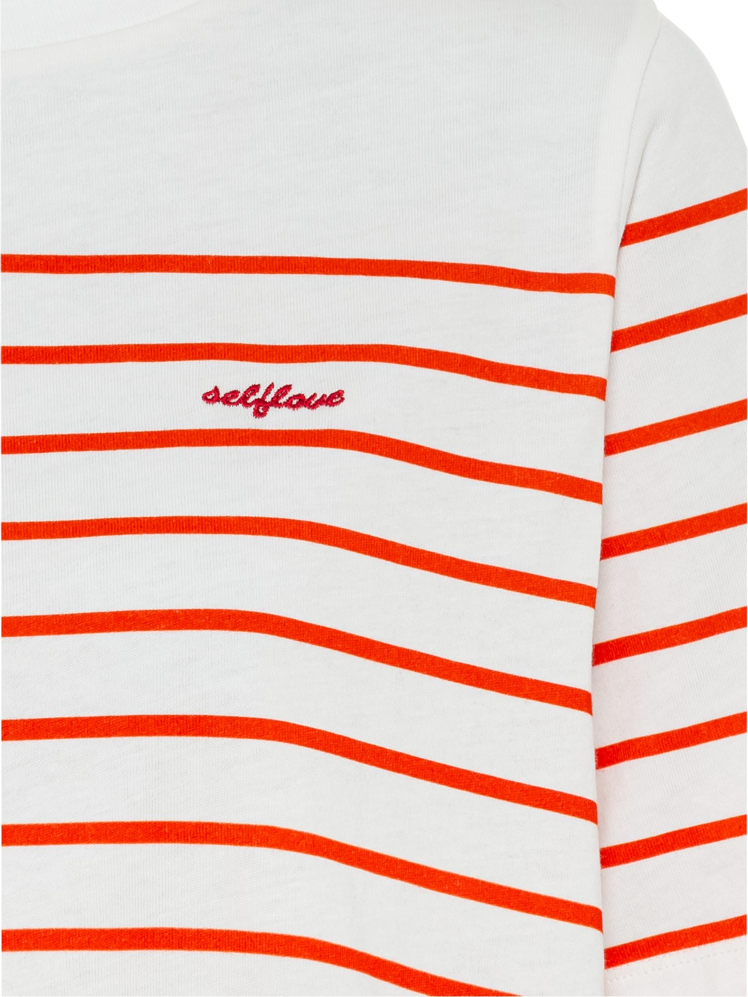Lascana T-shirt met strepen katoenen shirt met korte mouwen slanke look basic
