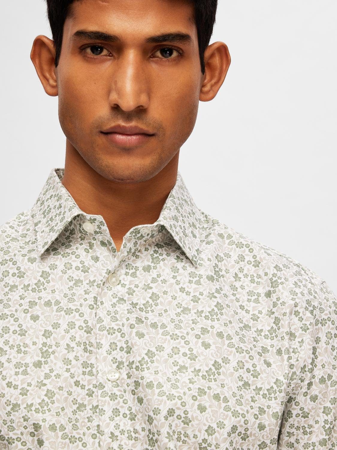 SELECTED HOMME Overhemd met lange mouwen SLHSLIMSOHO-ETHAN AOP SHIRT LS NOOS