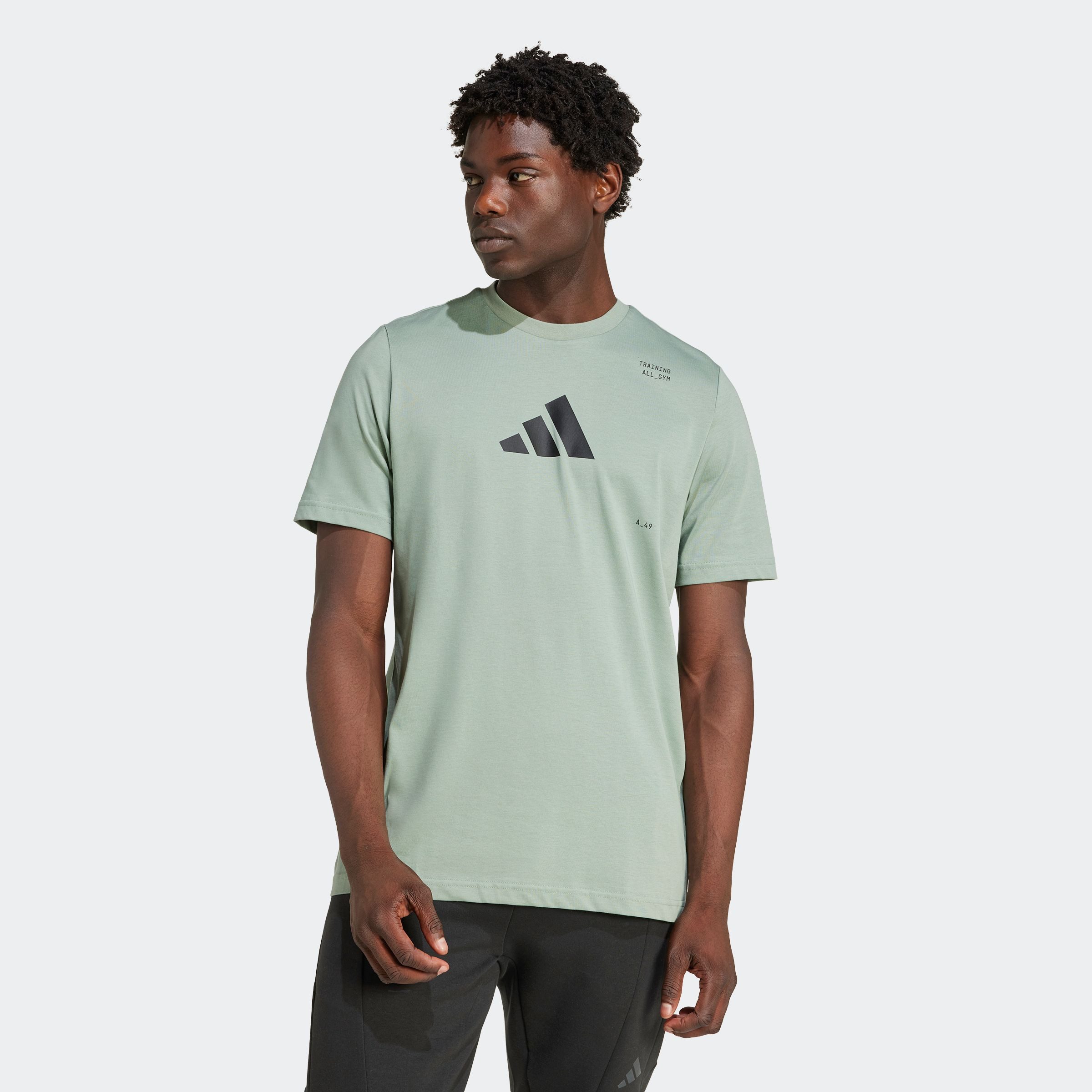 adidas Performance T-shirt M TR CAT G T heren t-shirts maat S groen