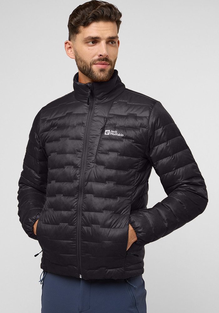 Jack Wolfskin Donsjack PASSAMANI DOWN JKT M heren jassen maat XL (54/56) grijs