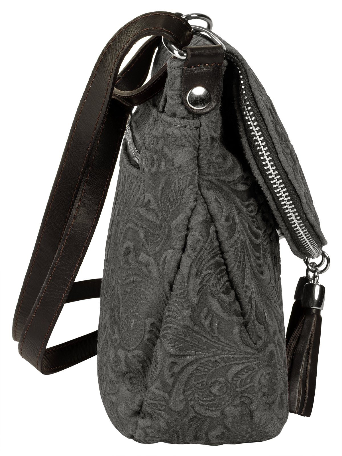 Samantha Look Schoudertas echt leer, made in italy