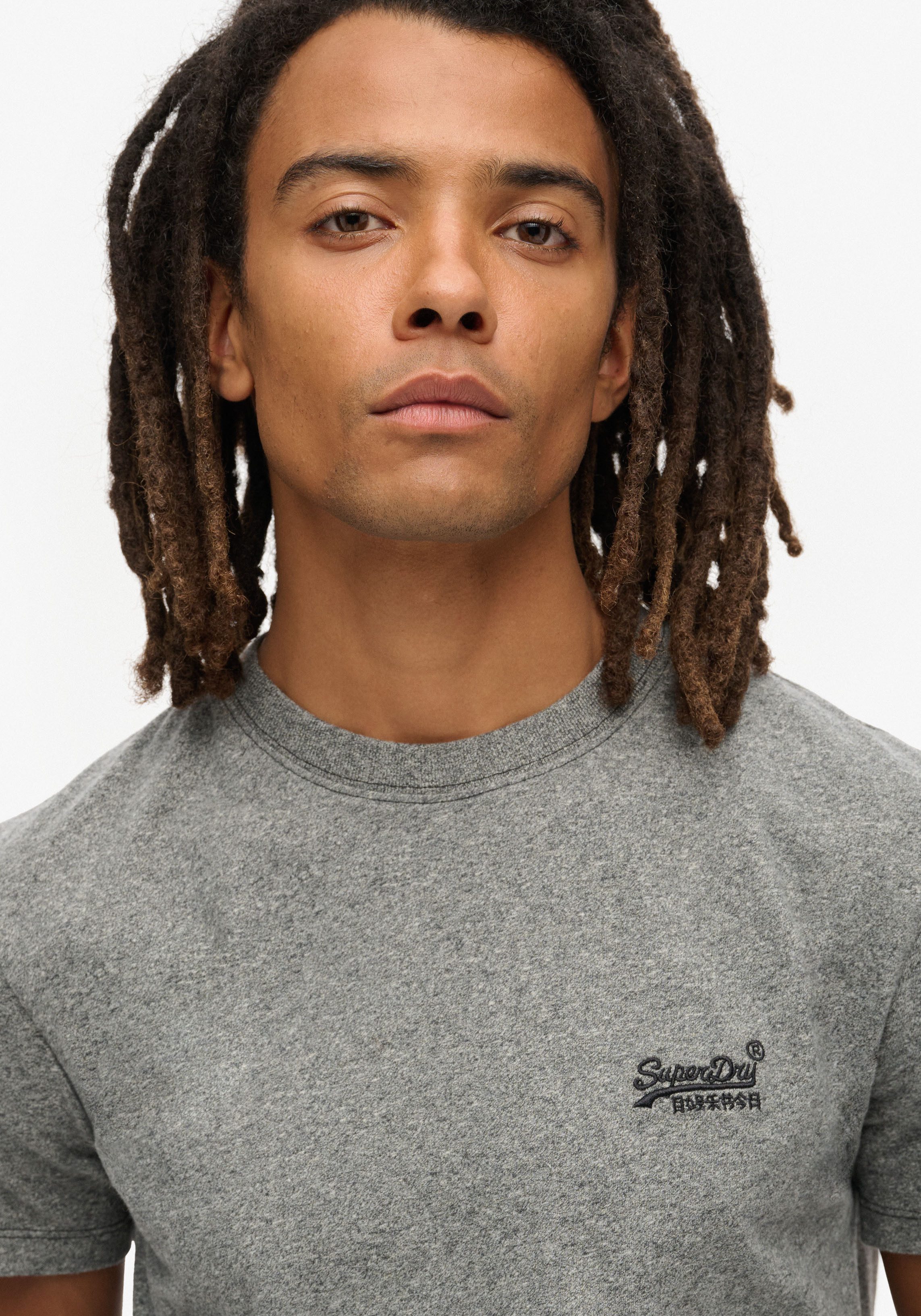 Superdry Shirt met ronde hals Organic Cotton Essential Logo T-Shirt