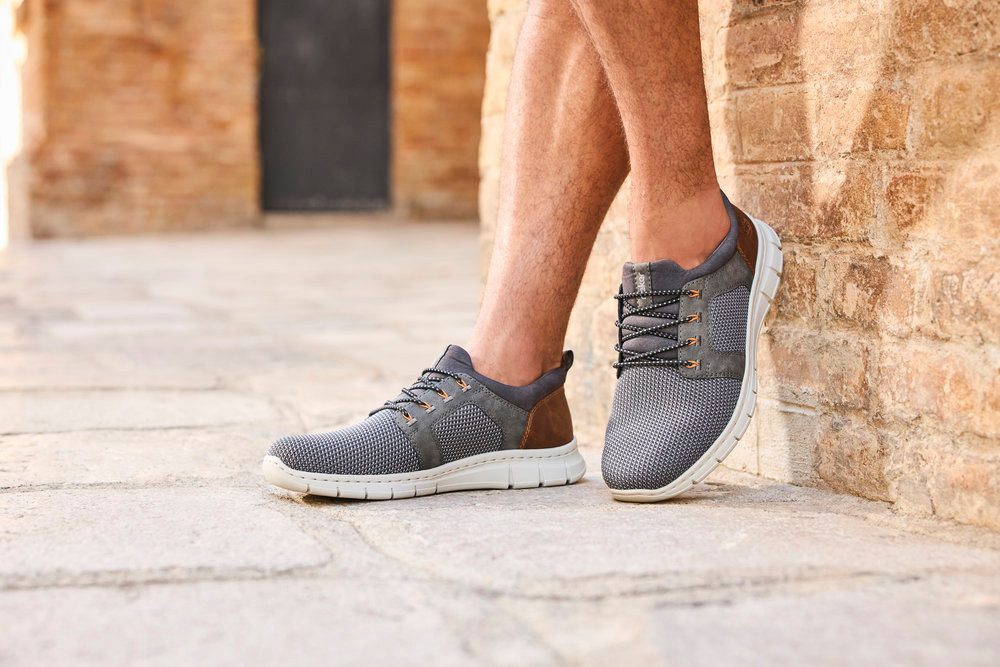 Rieker Slip-on sneakers , instapschoen, lage schoen, vrijetijdsschoen met elastiek, om in te stappen