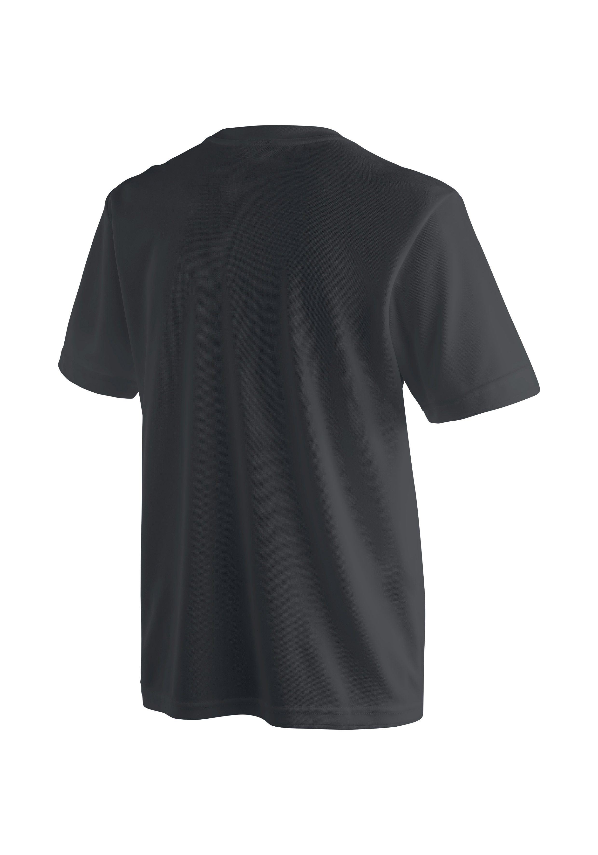 Maier Sports Functioneel shirt Walter Heren T-shirt, ronde hals pique outdoor shirt, snel drogend