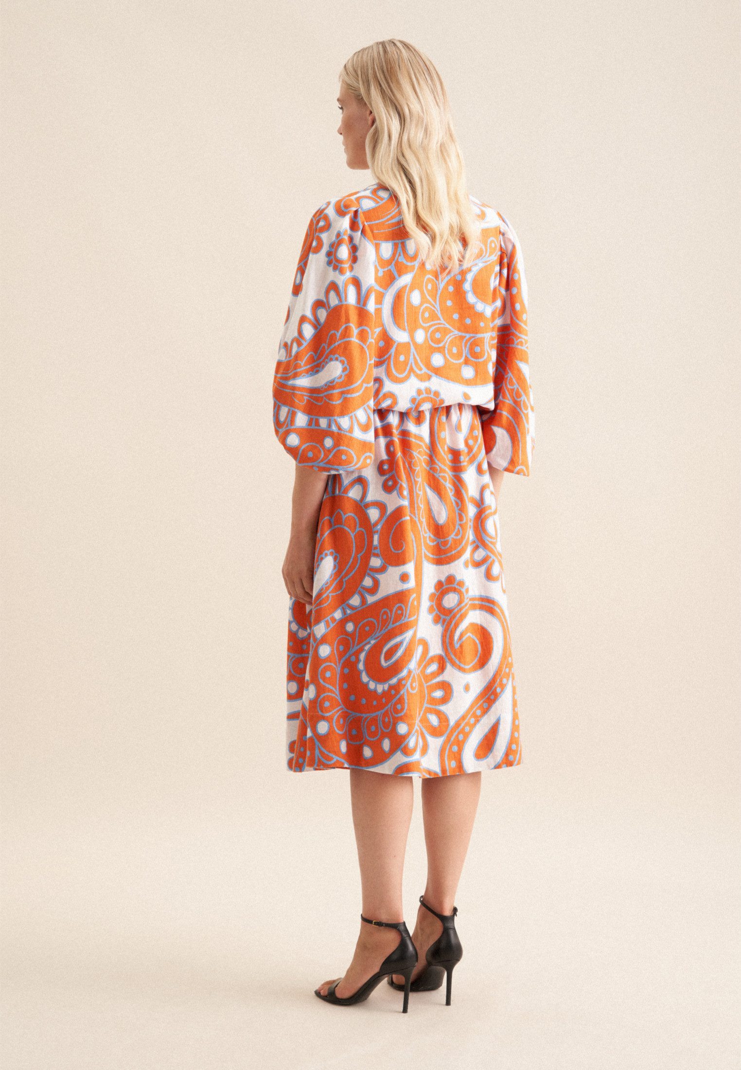 seidensticker Midirok Zwarte roos