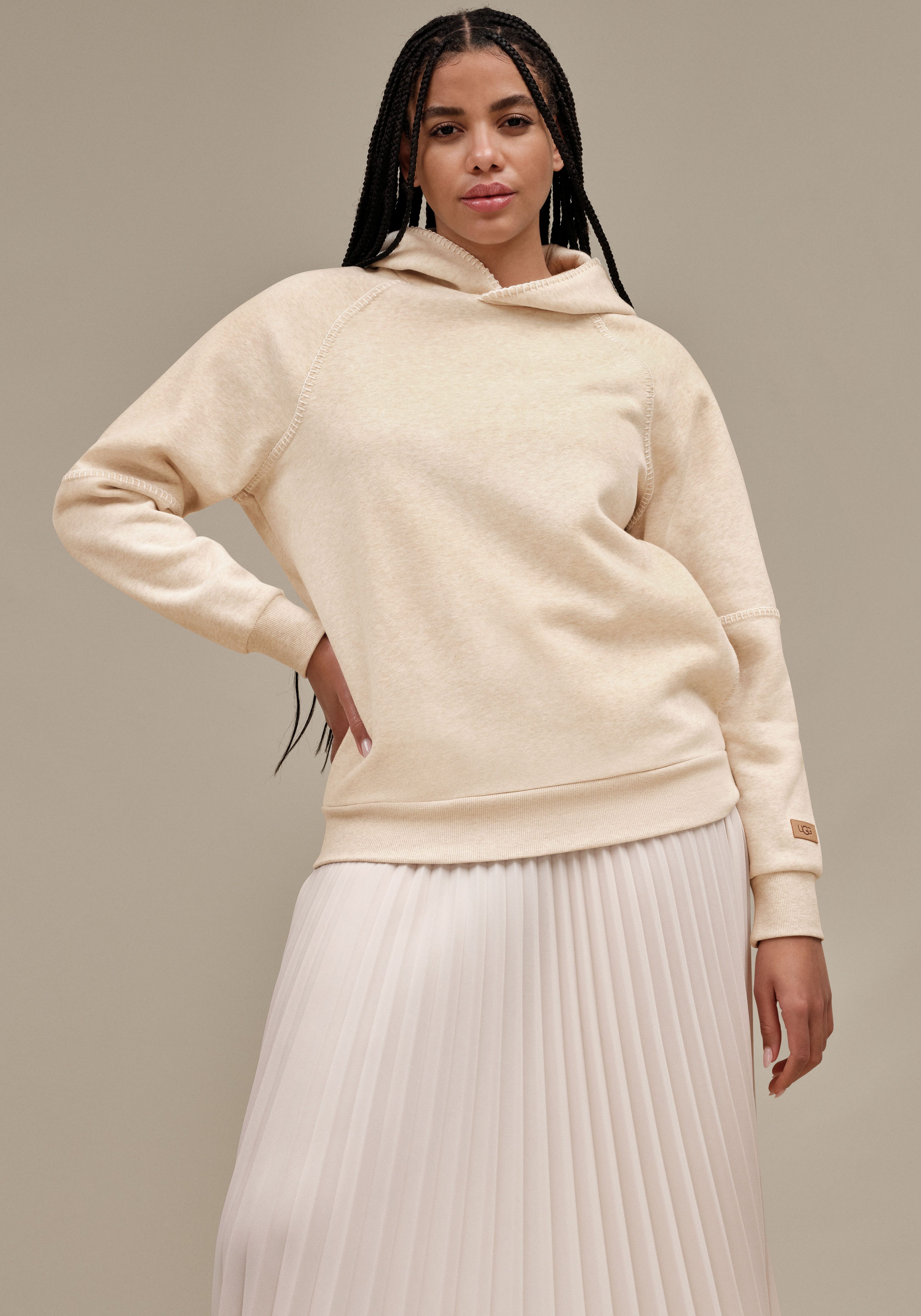 UGG Hoodie Classic Hoodie met contrastkleurige naden