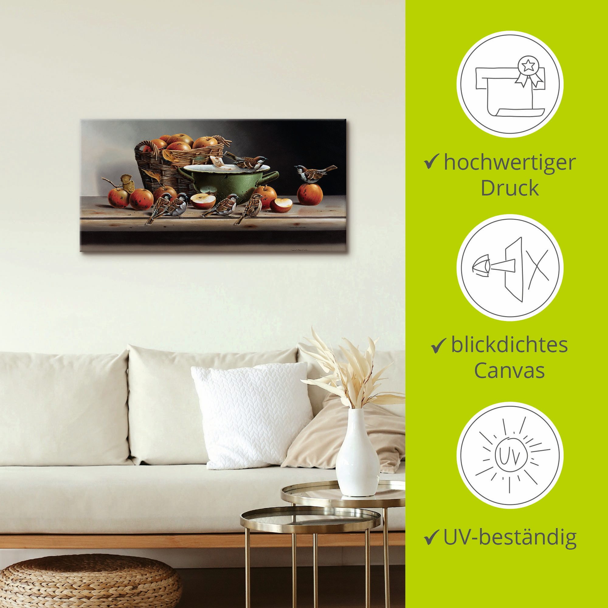 Artland Artprint Huis mussen I als artprint op linnen, poster in verschillende formaten maten
