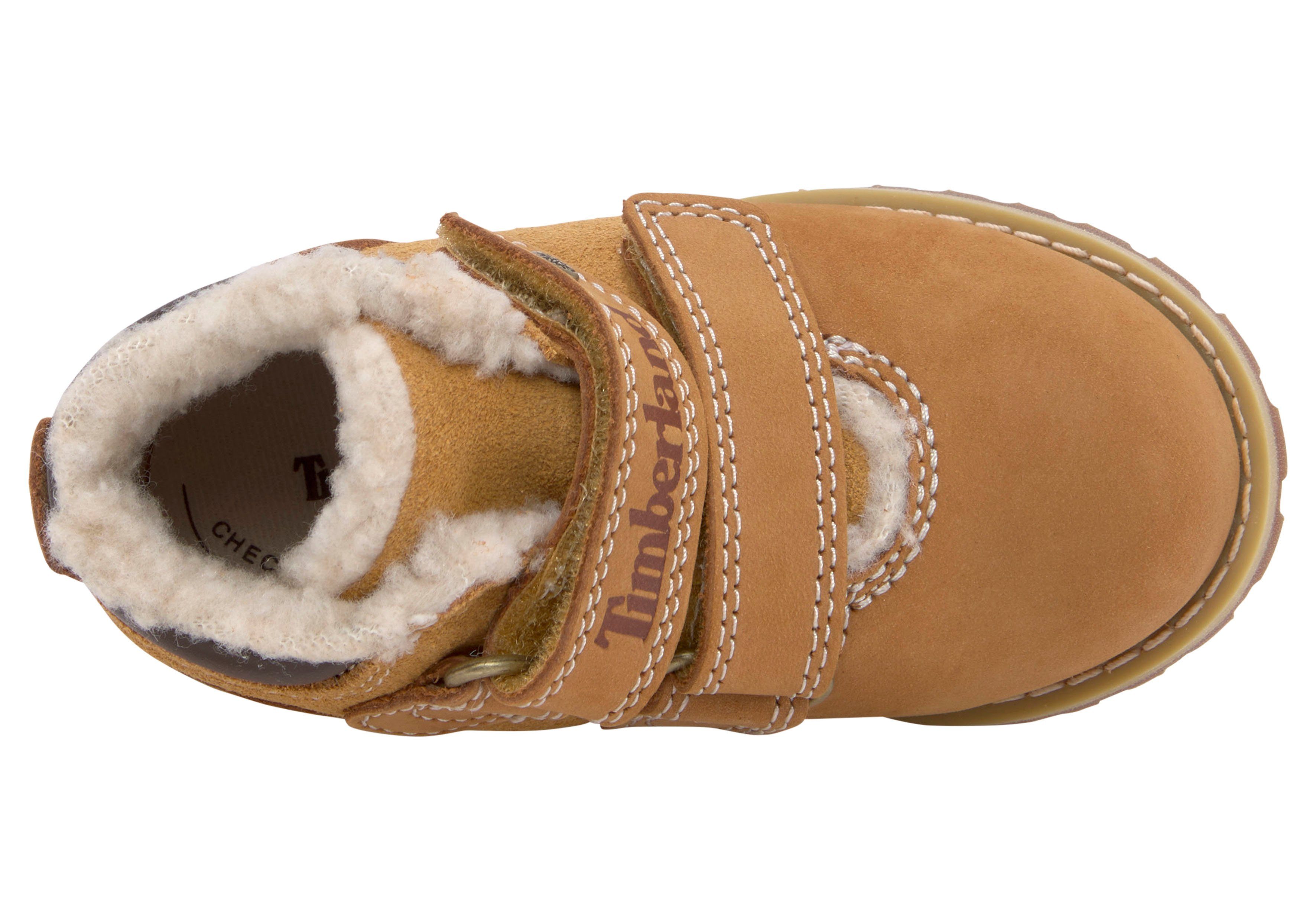 Timberland Klittenbandboots POKEY PINE MID WARM LINED HOOK & LOOP BOOT Winterlaarzen, winterlaarzen, snowboots, winterschoenen, gevoerd