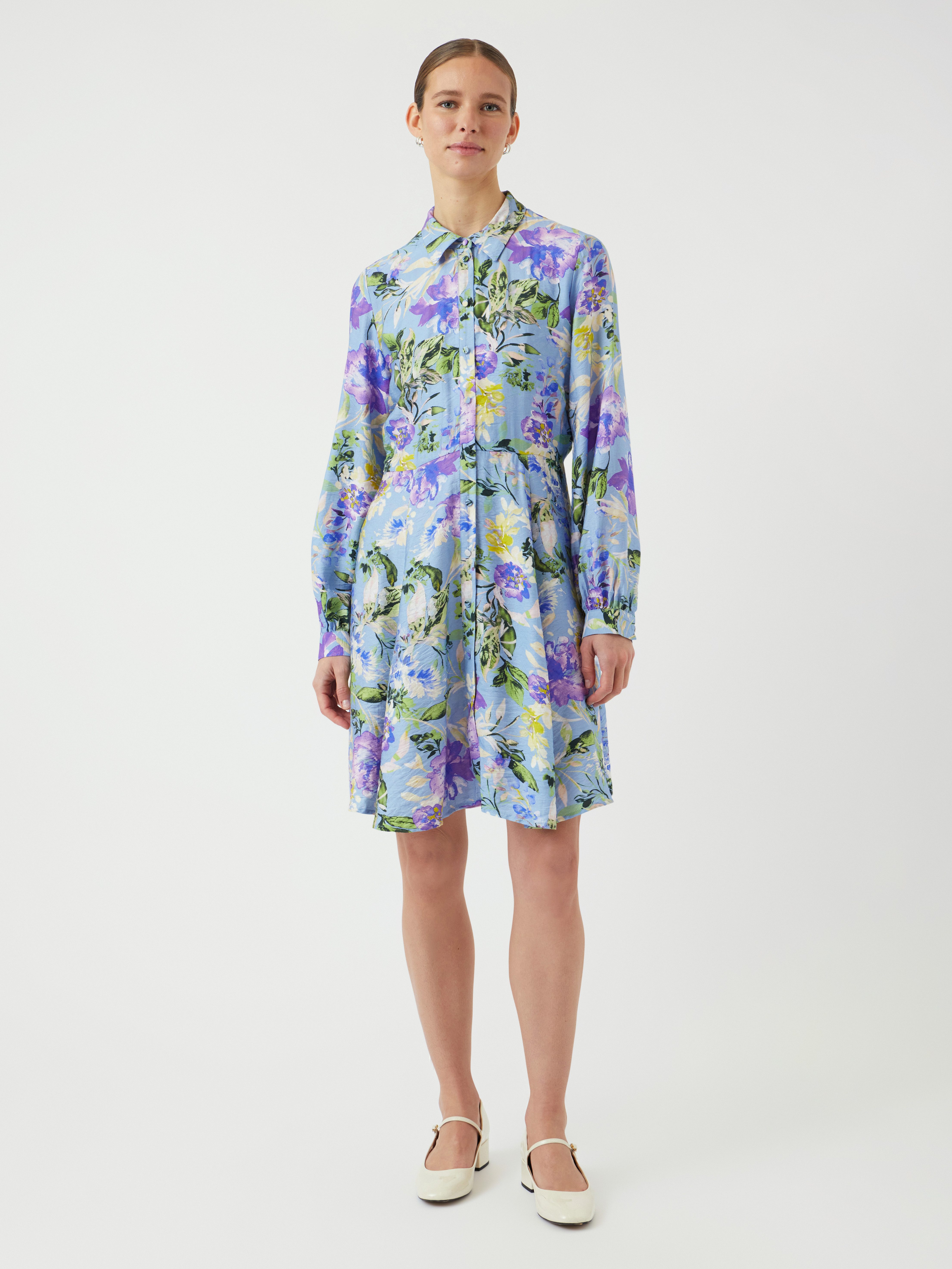 Y.A.S Jurk met overhemdkraag YASKAYA LS SHIRT DRESS S. NOOS