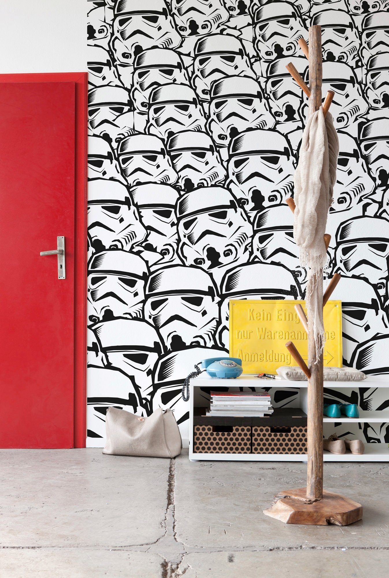 Komar Vliesbehang Star Wars Stormtrooper Swarm