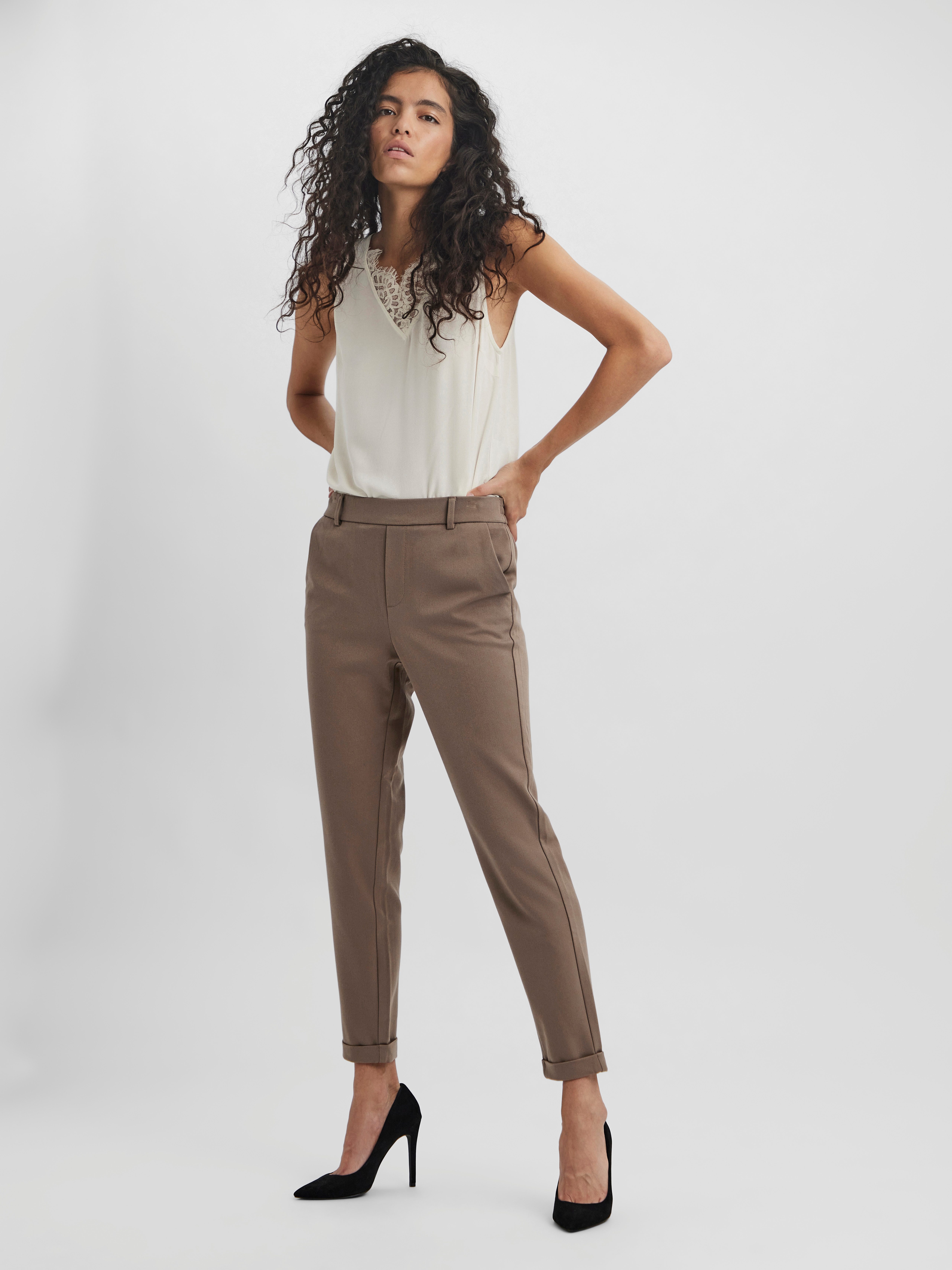 Vero Moda Pantalon VMMAYA MR LOOSE SOLID PANT NOOS