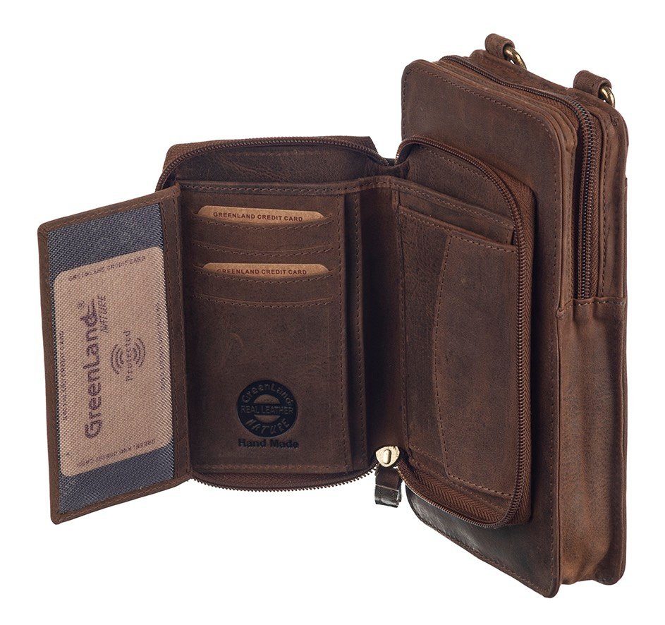 GreenLand Nature Mini-bag Montenegro met opgestikte portemonnee
