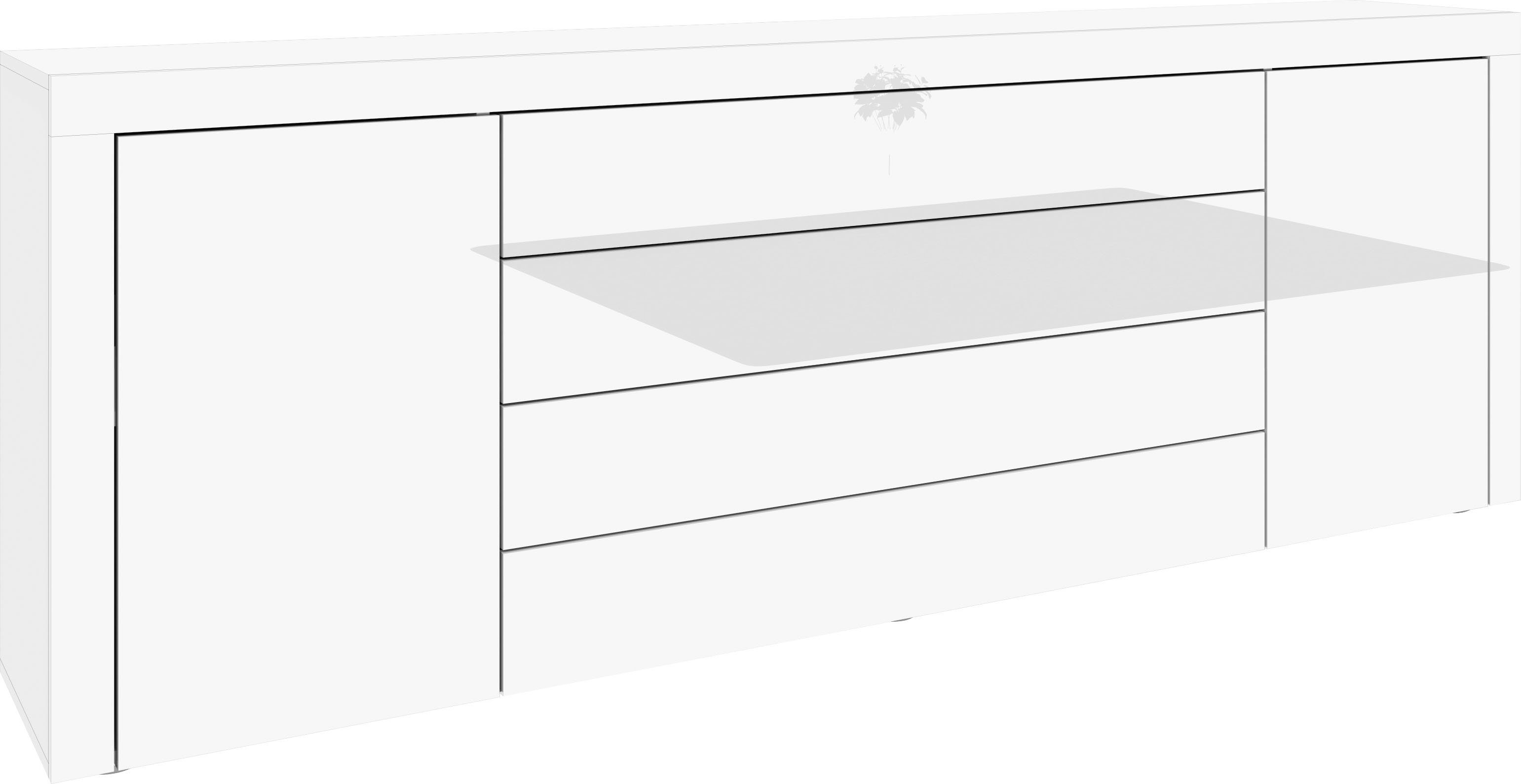 borchardt Möbel Dressoir Breedte 200 cm