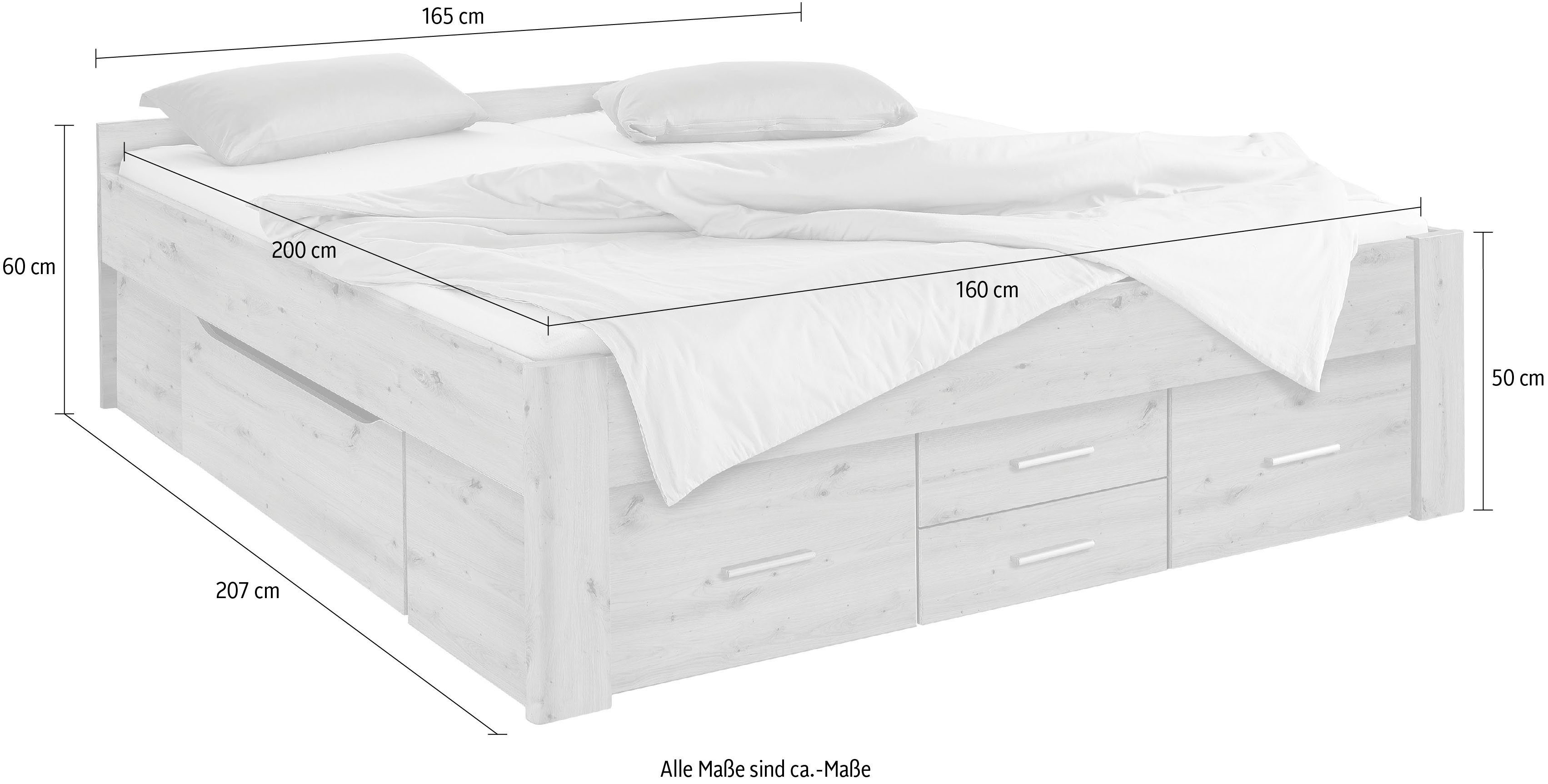 rauch Bed Scala met lades in 3 varianten