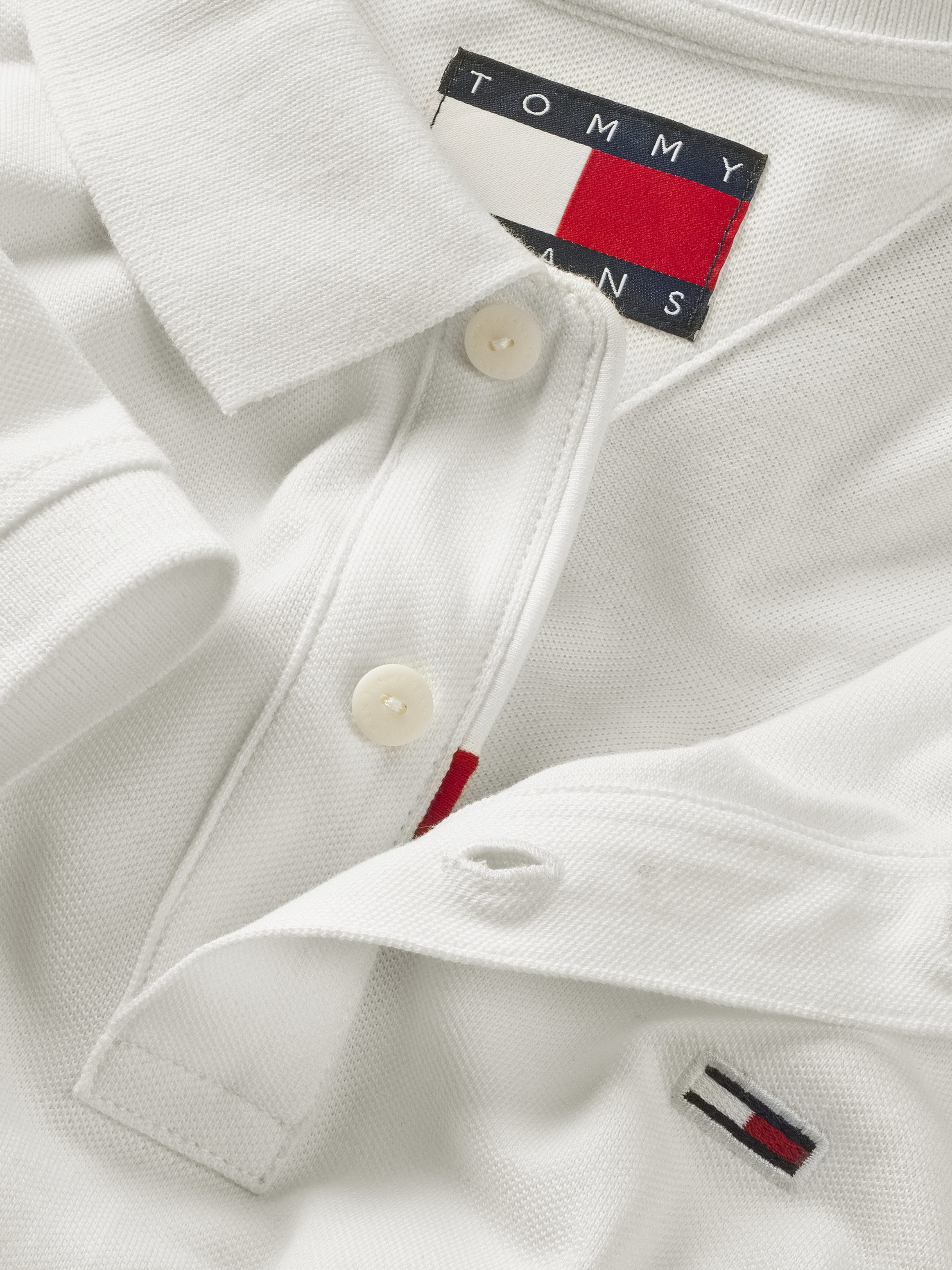 TOMMY JEANS Poloshirt TJM SLIM PLACKET POLO