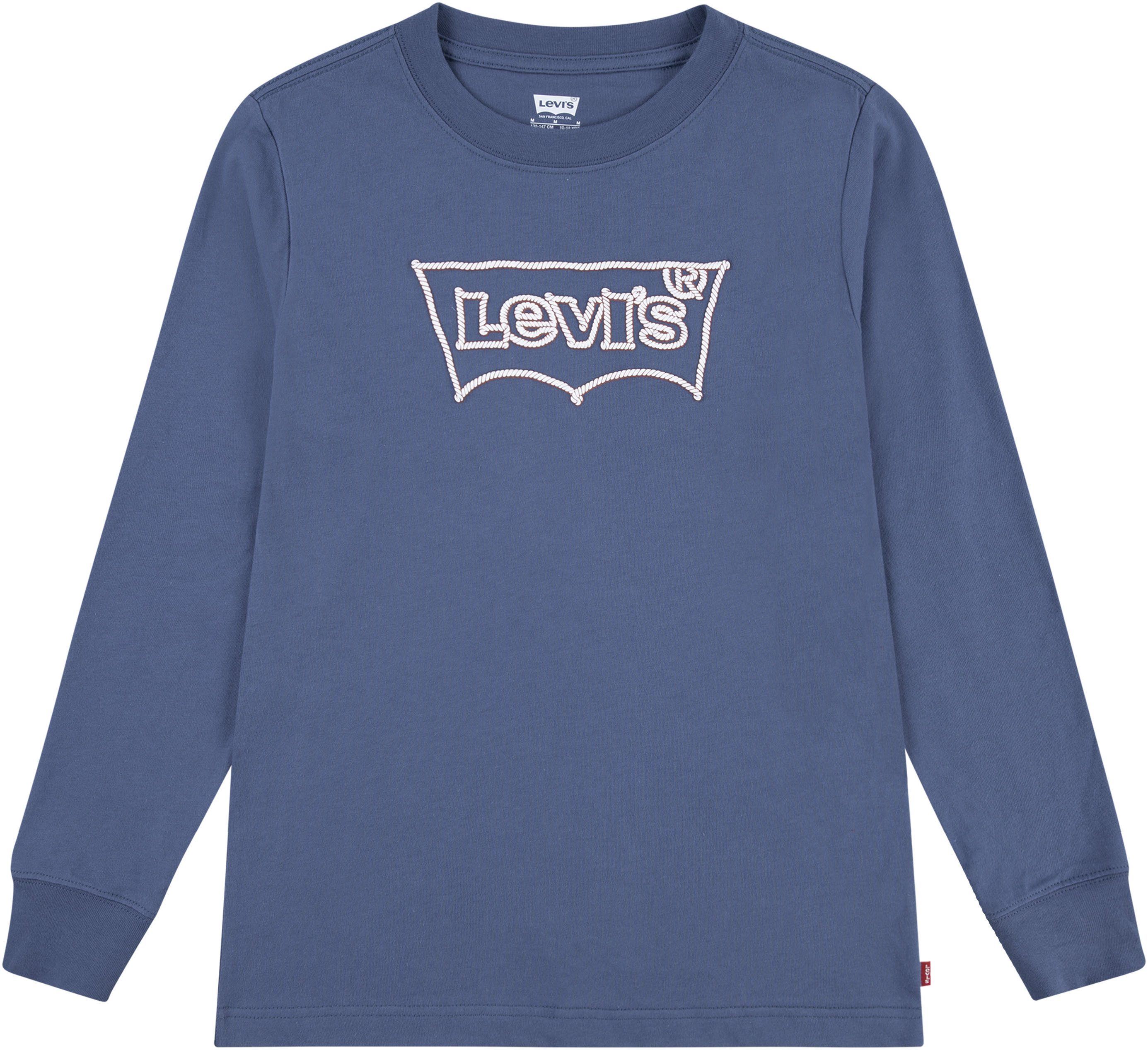 Levi's Kidswear Shirt met lange mouwen LVB ROPE BATWING LS TEE