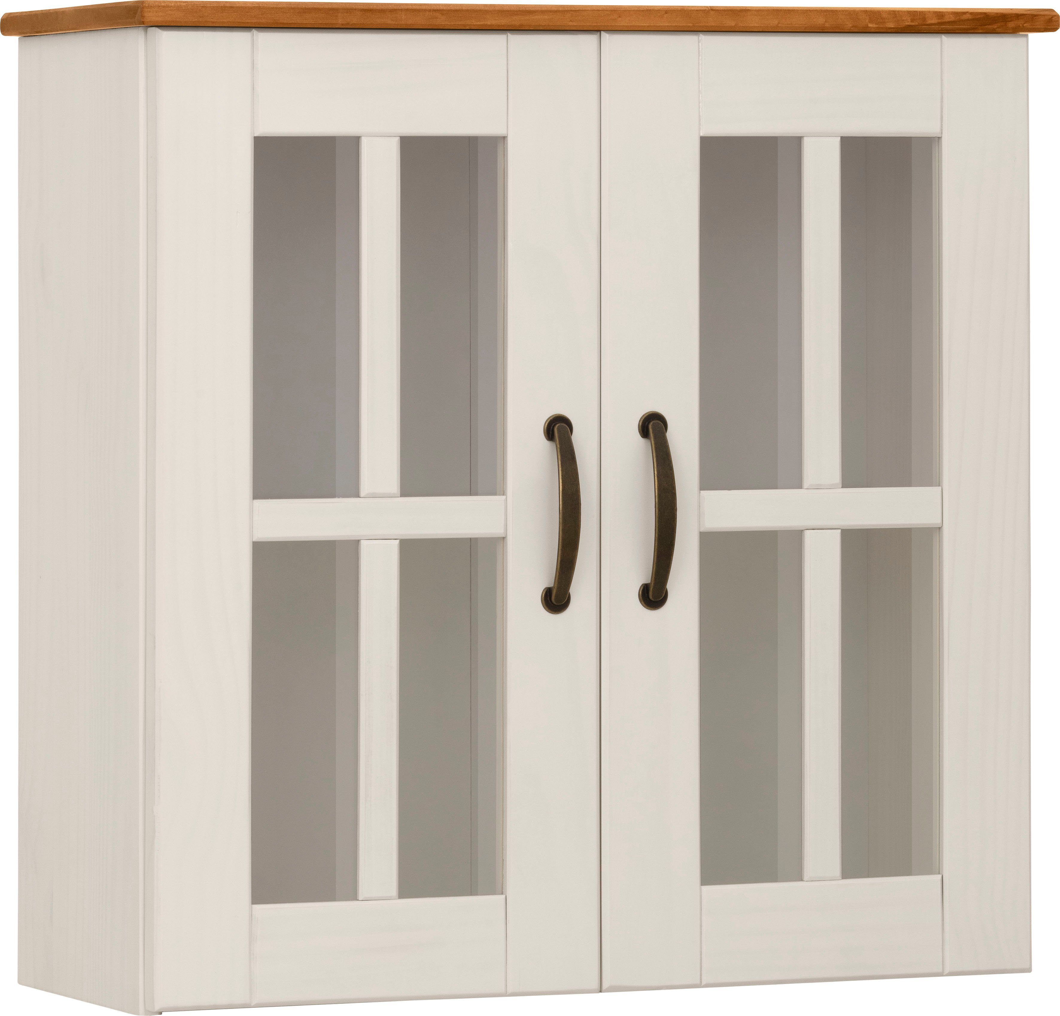 Home affaire Hangend kastje Rodby Massief, FSC®-gecertificeerd hout, grepen metaal, breedte 60 cm, hoogte 60 cm
