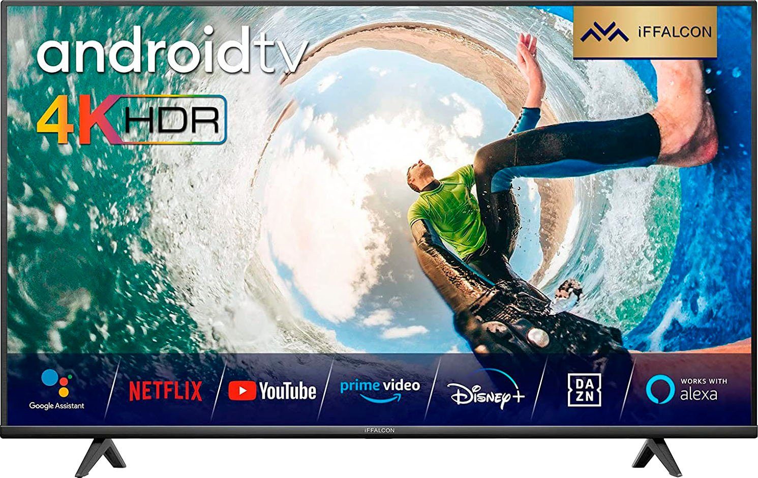 iFFALCON LCD-led-TV 43K610X1, 109,2 cm / 43", 4K Ultra HD, Android TV - Smart TV
