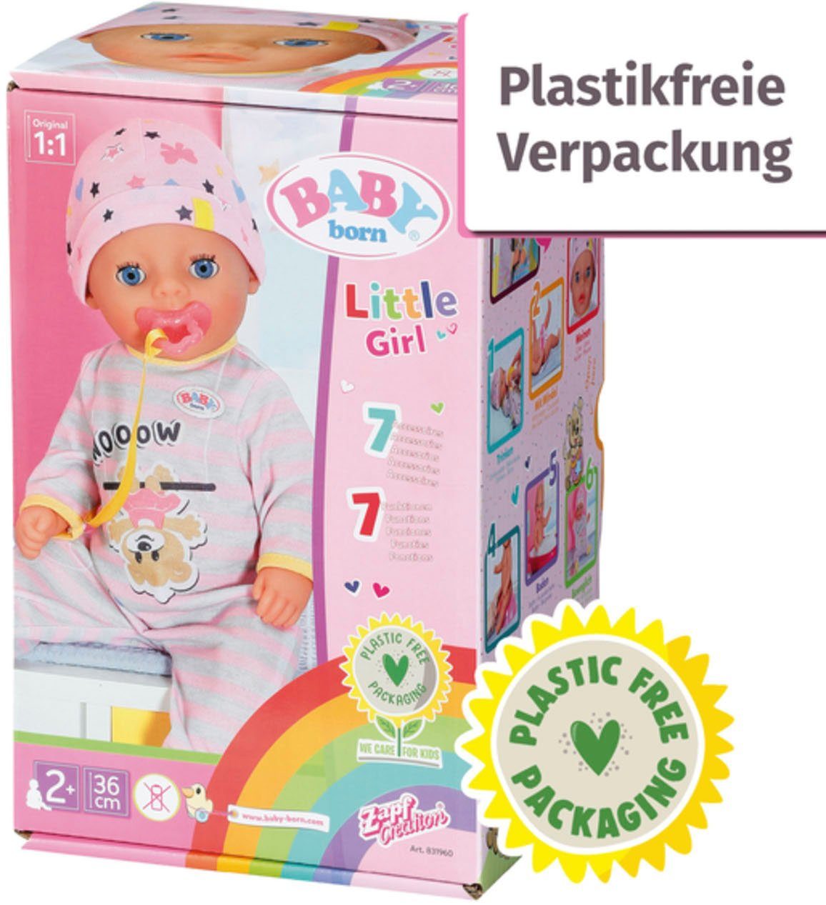 Baby Born Babypop Soft Touch Little Girl, 36 cm