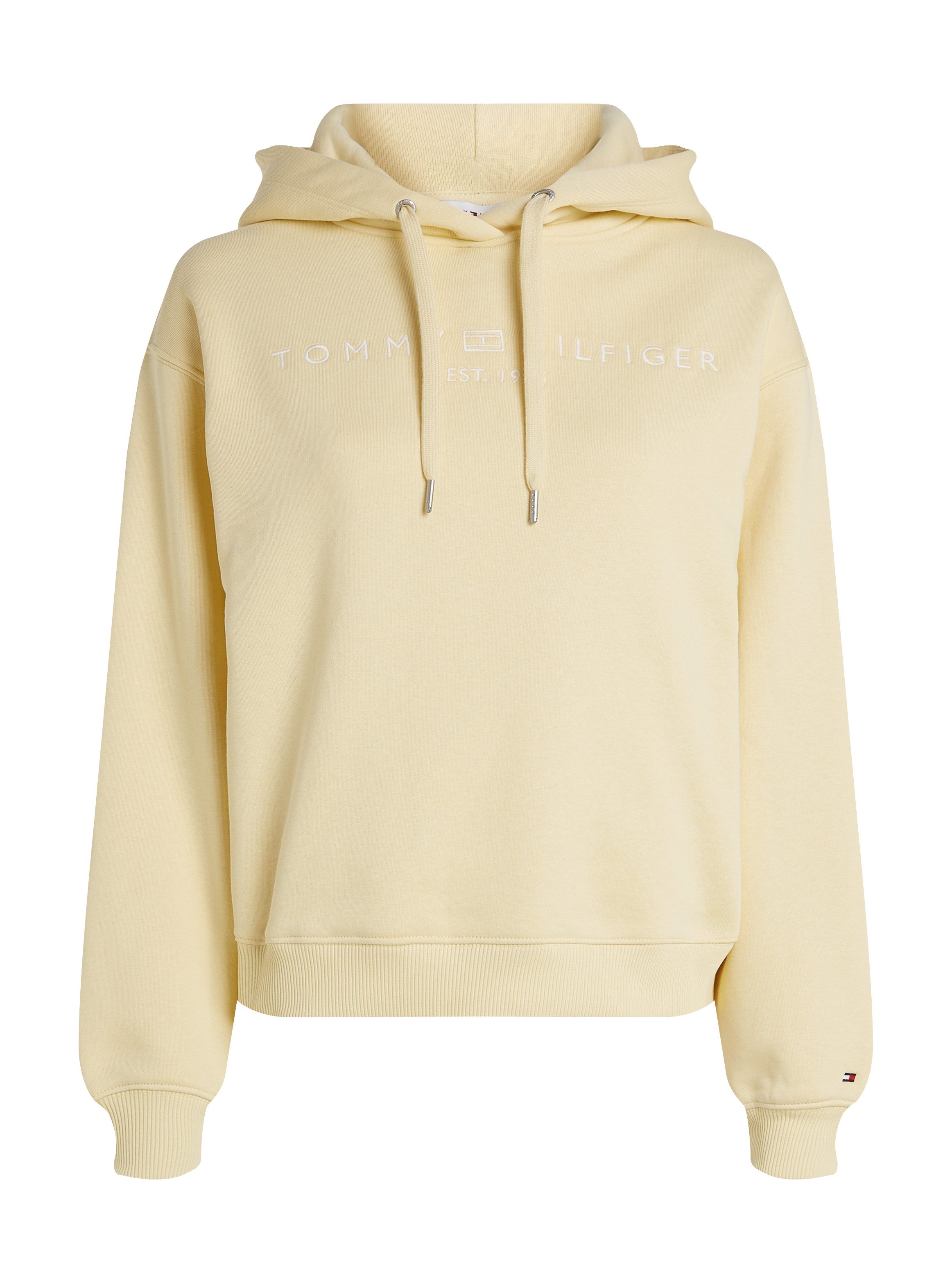Tommy Hilfiger Hoodie MDRN REG CORP LOGO HOODIE met geborduurd logo-opschrift