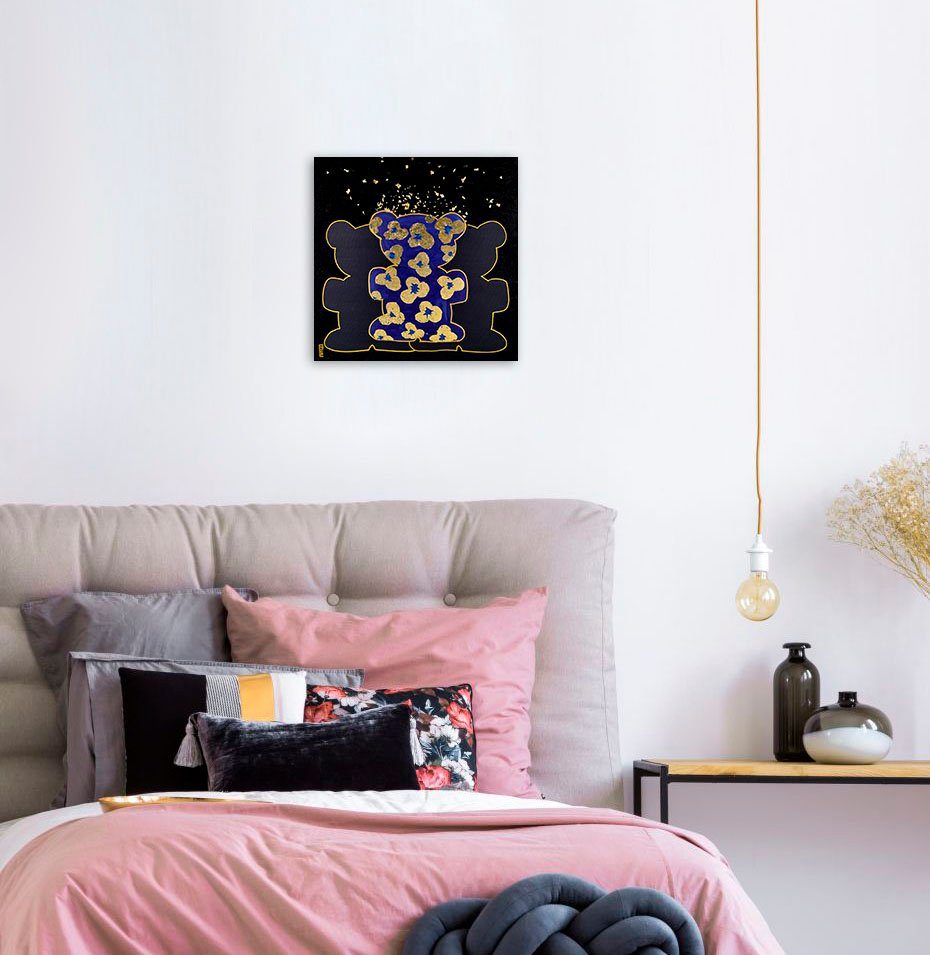 queence Artprint op linnen Bears X Premium canvasstof, handgemaakt in Duitsland (1 stuk)