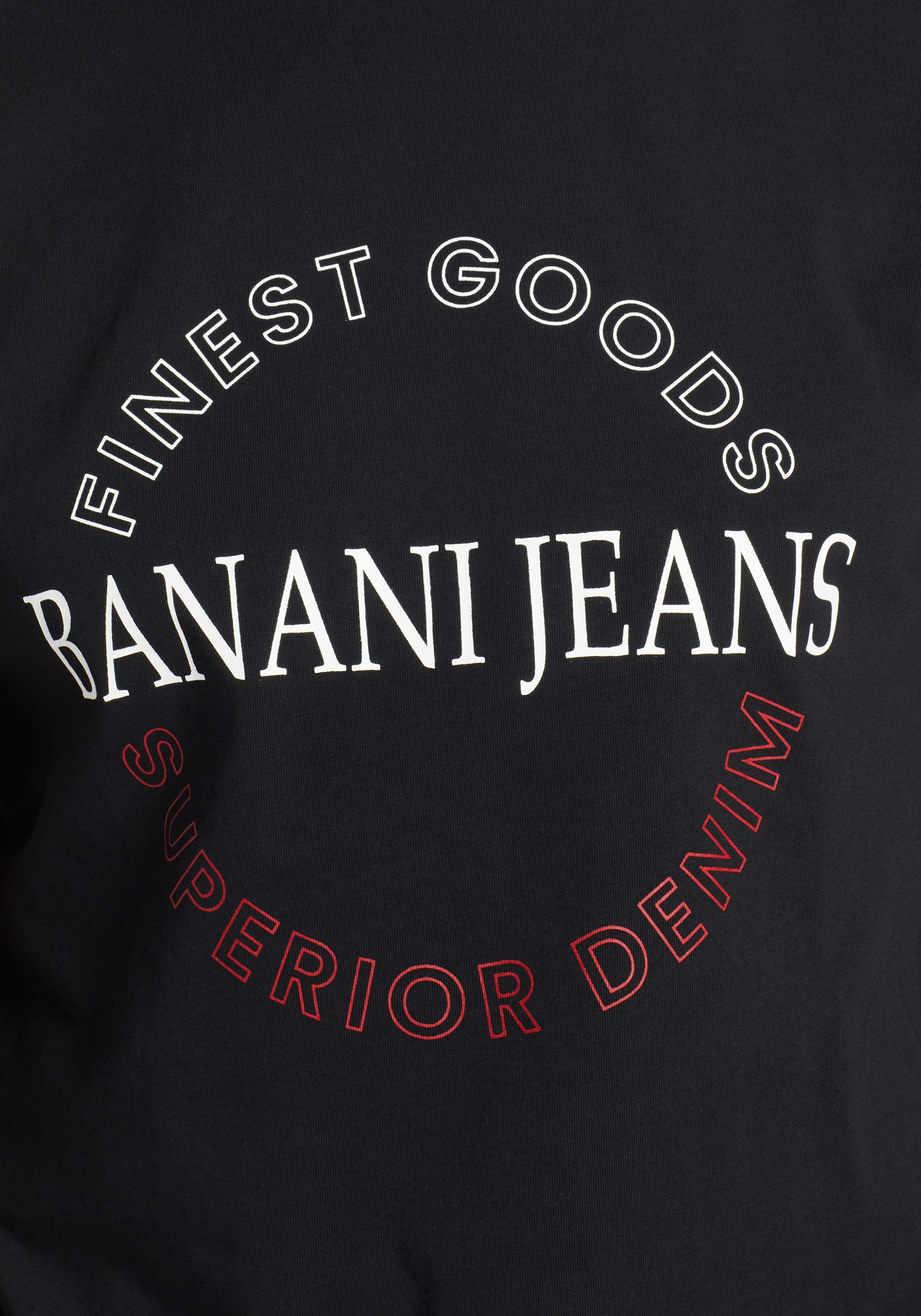 Bruno Banani Shirt met ronde hals met print