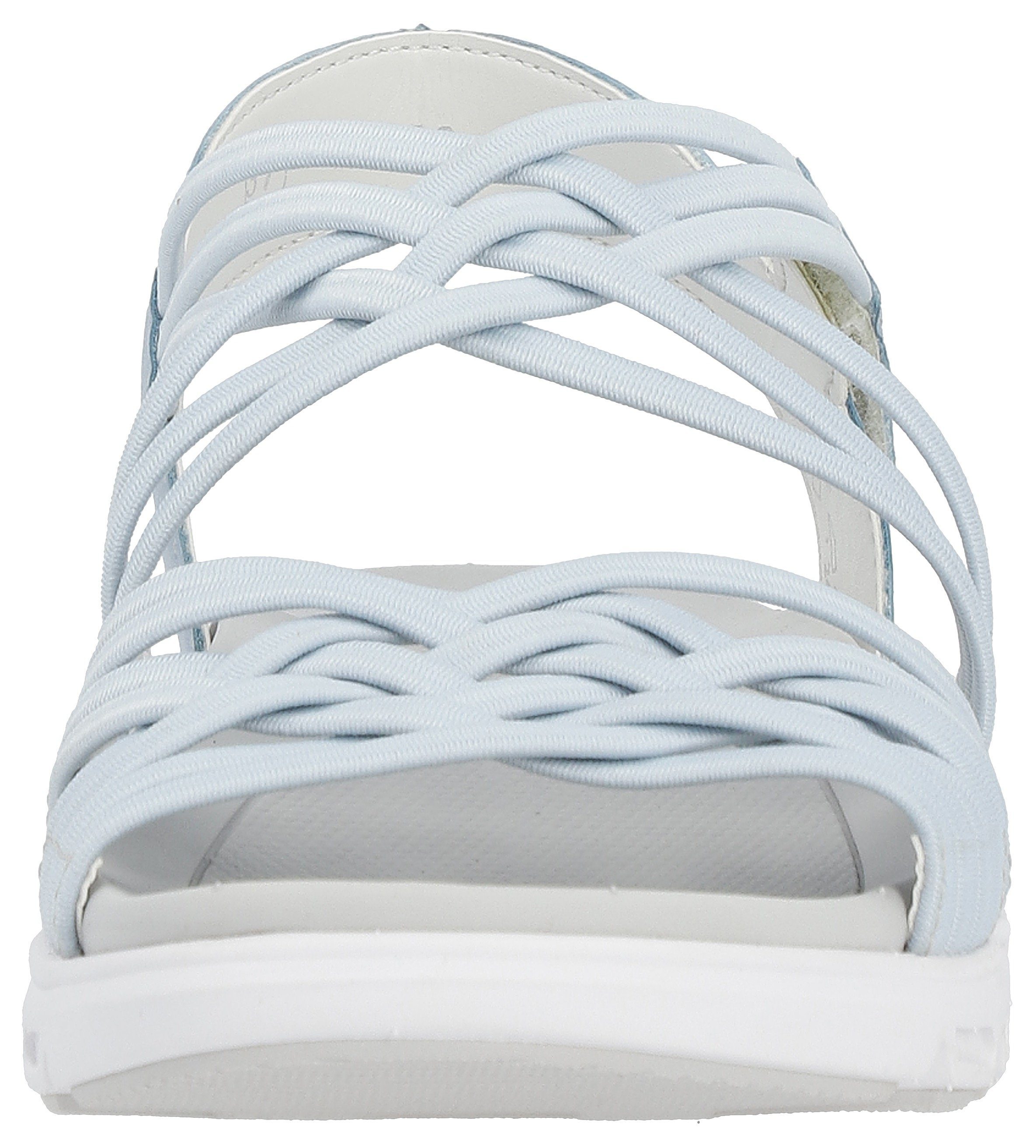 Rieker EVOLUTION Sandalen , zomerschoen, sandaal, met elastische bandjes en klittenbandsluiting