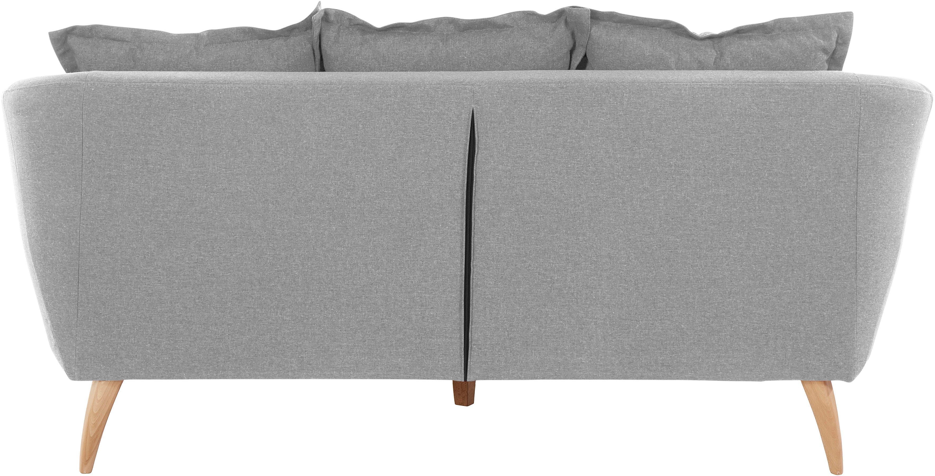 Home affaire 2,5-zitsbank Baggio modern en romantisch design, comfortabel