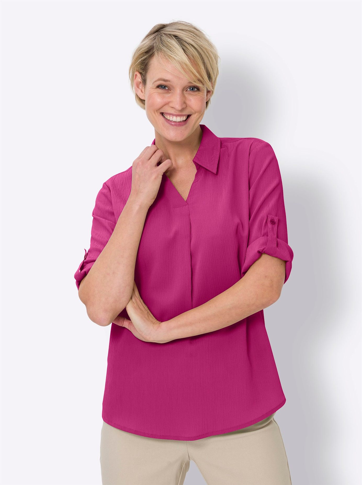 Classic Basics Crêpe-blouse