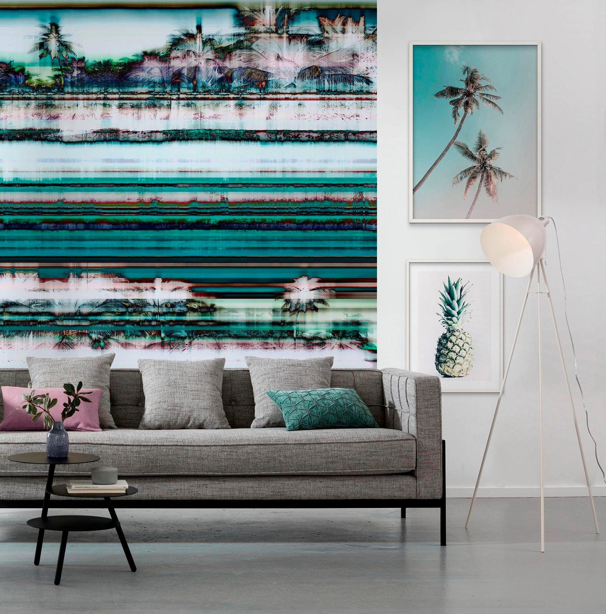 Komar Wanddecoratie Miami Palms Wanddecoratie - zonder lijst (1 stuk)