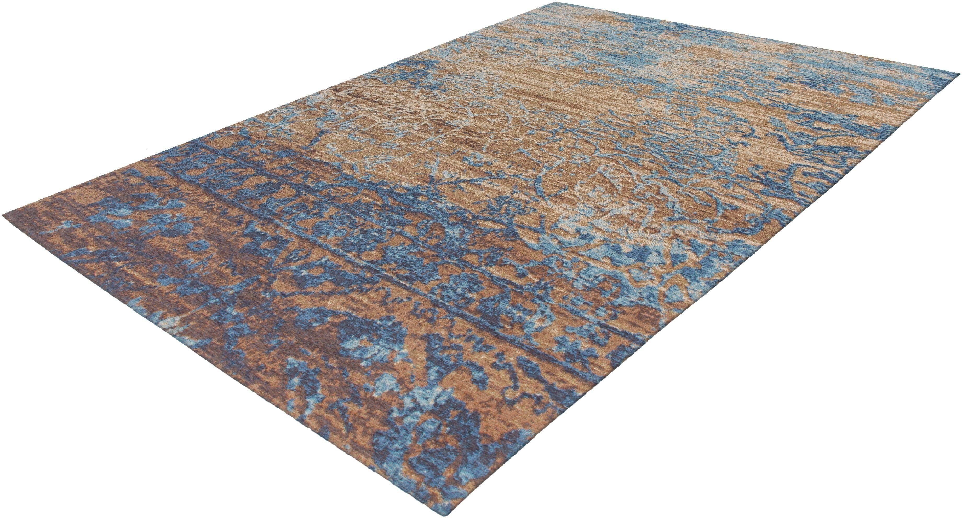 calo-deluxe Vloerkleed Ophir 987 Korte pool, woonkamer moderne vloerkleden maat 195 cm x 290 cm x 8 mm blauw