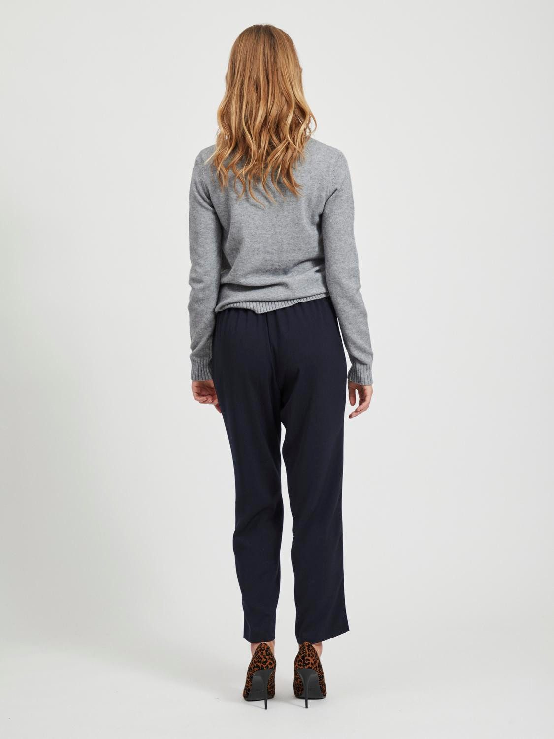 Vila Trui met V-hals VIRIL V-NECK L/S KNIT TOP - NOOS