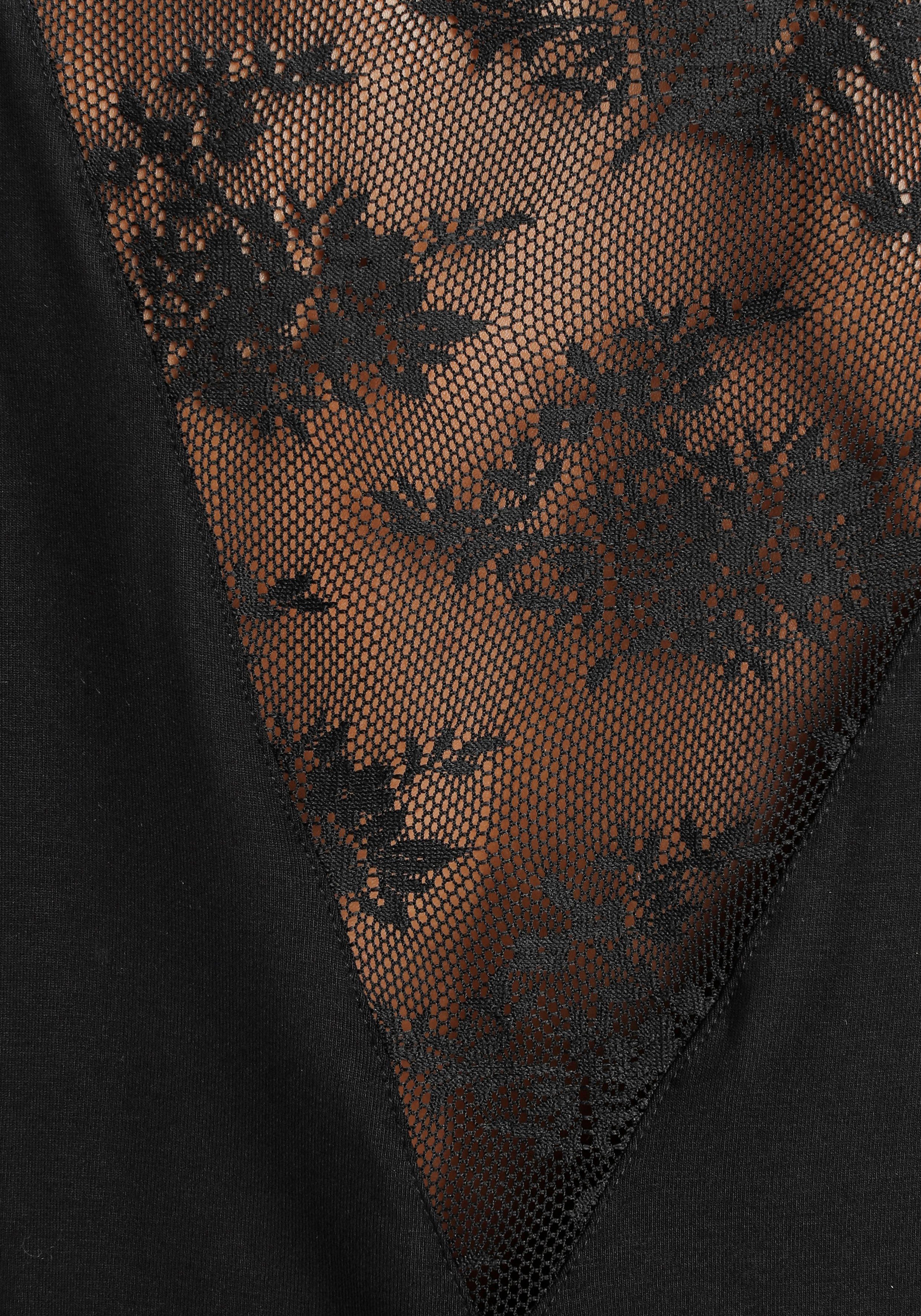 Bruno Banani Pyjama met mooie kantdetails (2-delig, 1 stuk)