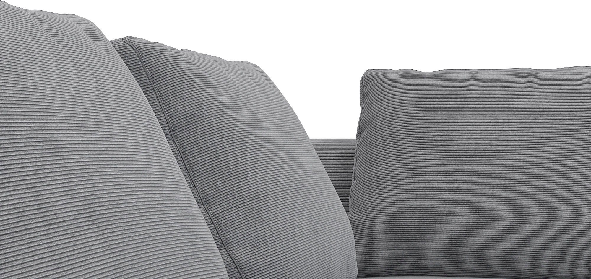 FLEXLUX Hoekbank Loano, super comfortabel zitcomfort door koudschuim in de zitting, L-vorm