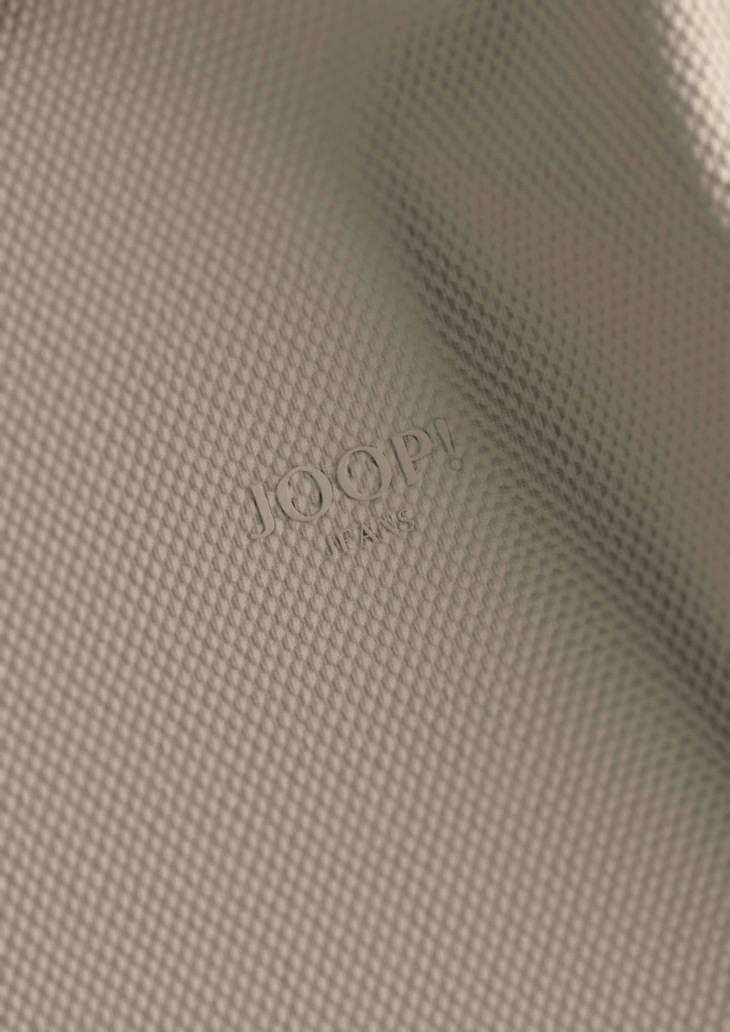 Joop Jeans Poloshirt Amare met gestreepte details aan de mouwen